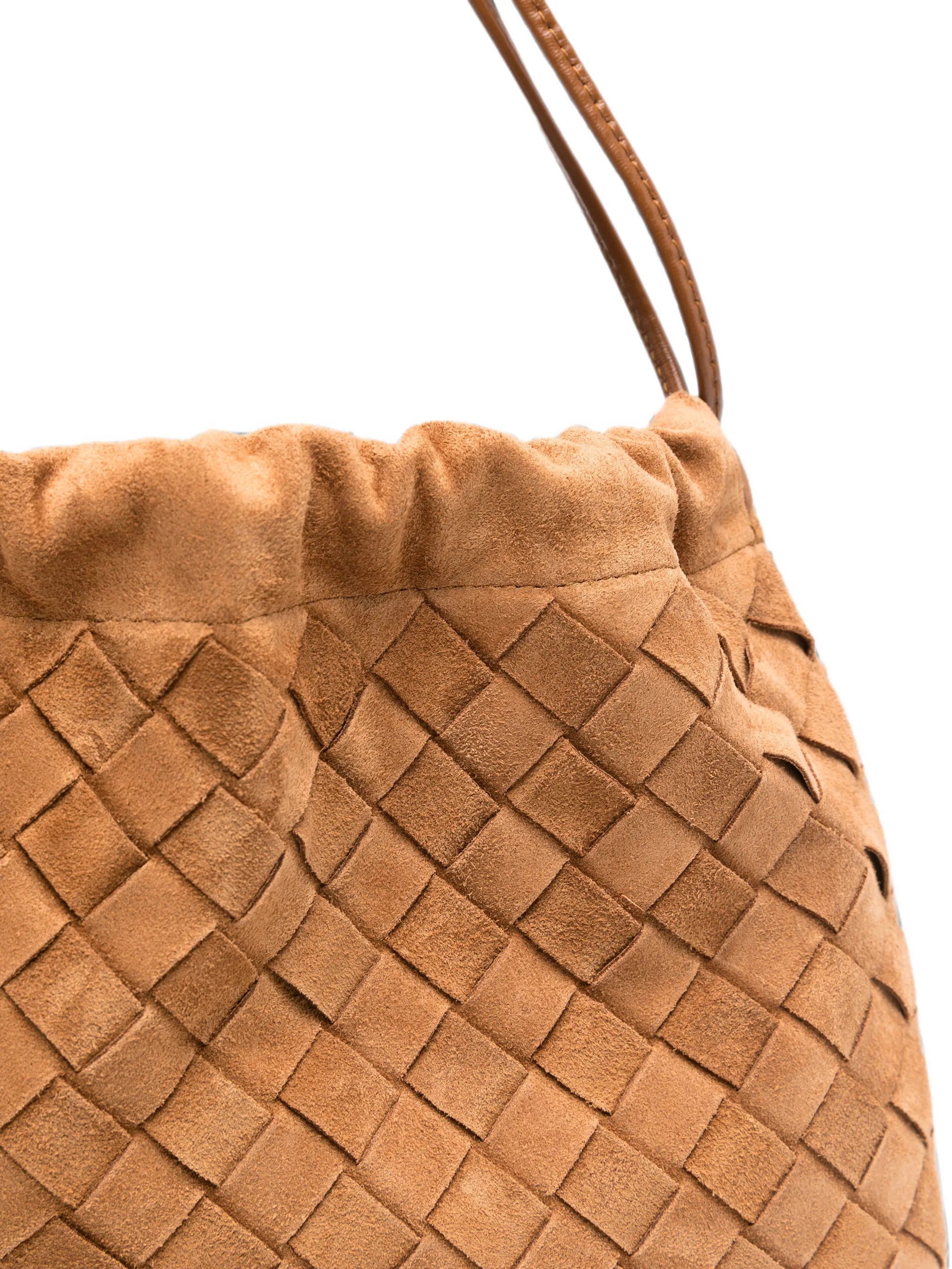drawstring-fastening tote bag