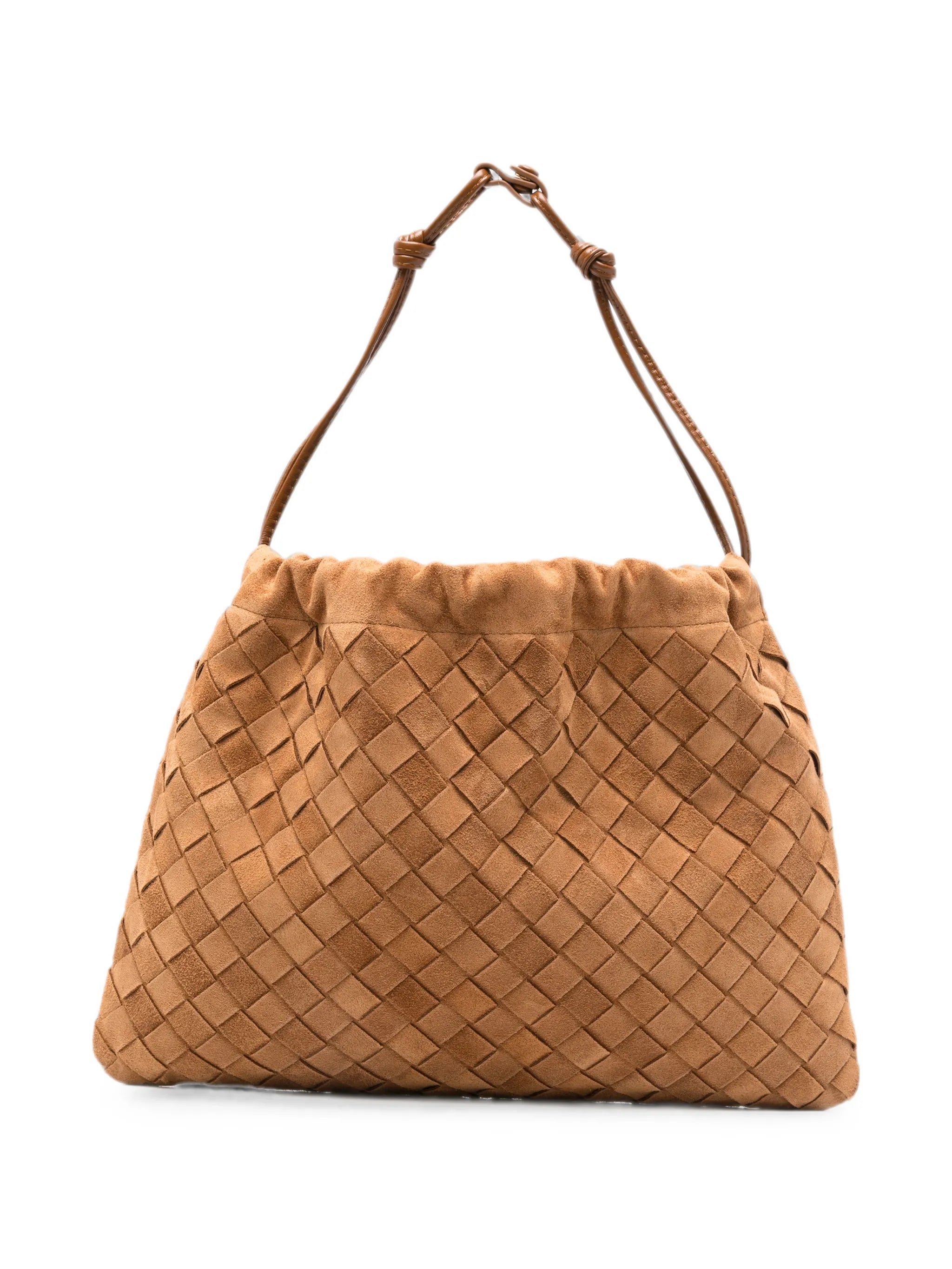 drawstring-fastening tote bag