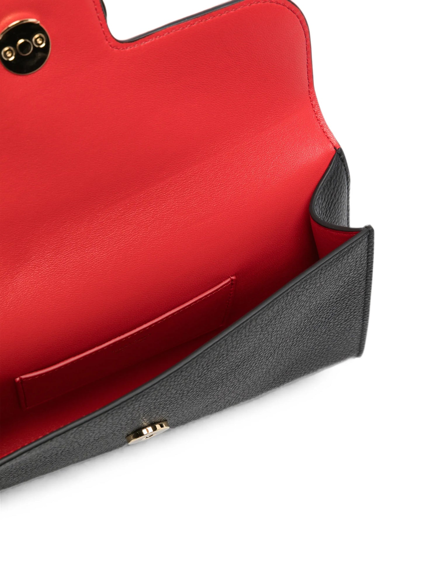 Double Gancini clutch bag
