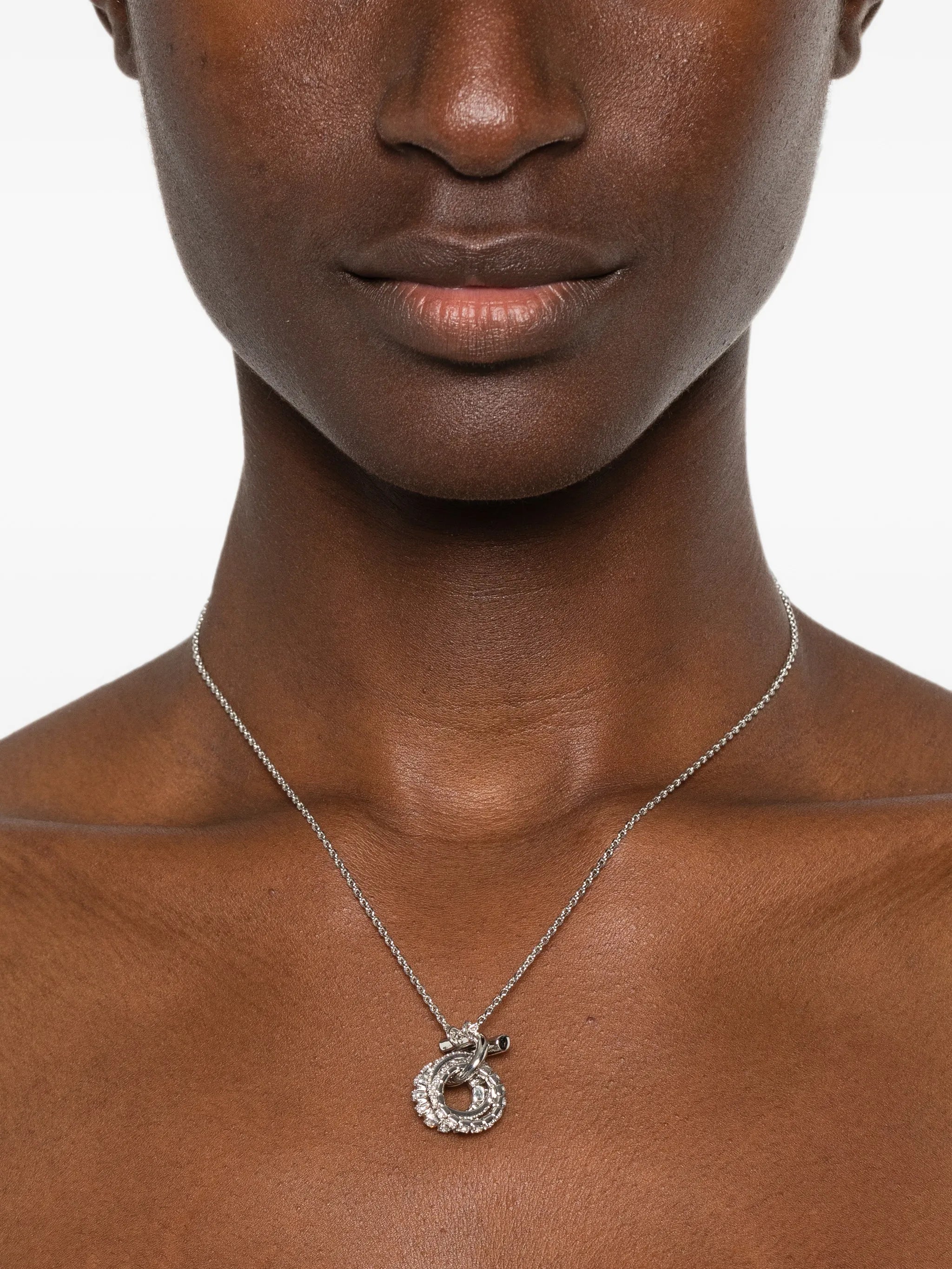 crystal-embellished necklace