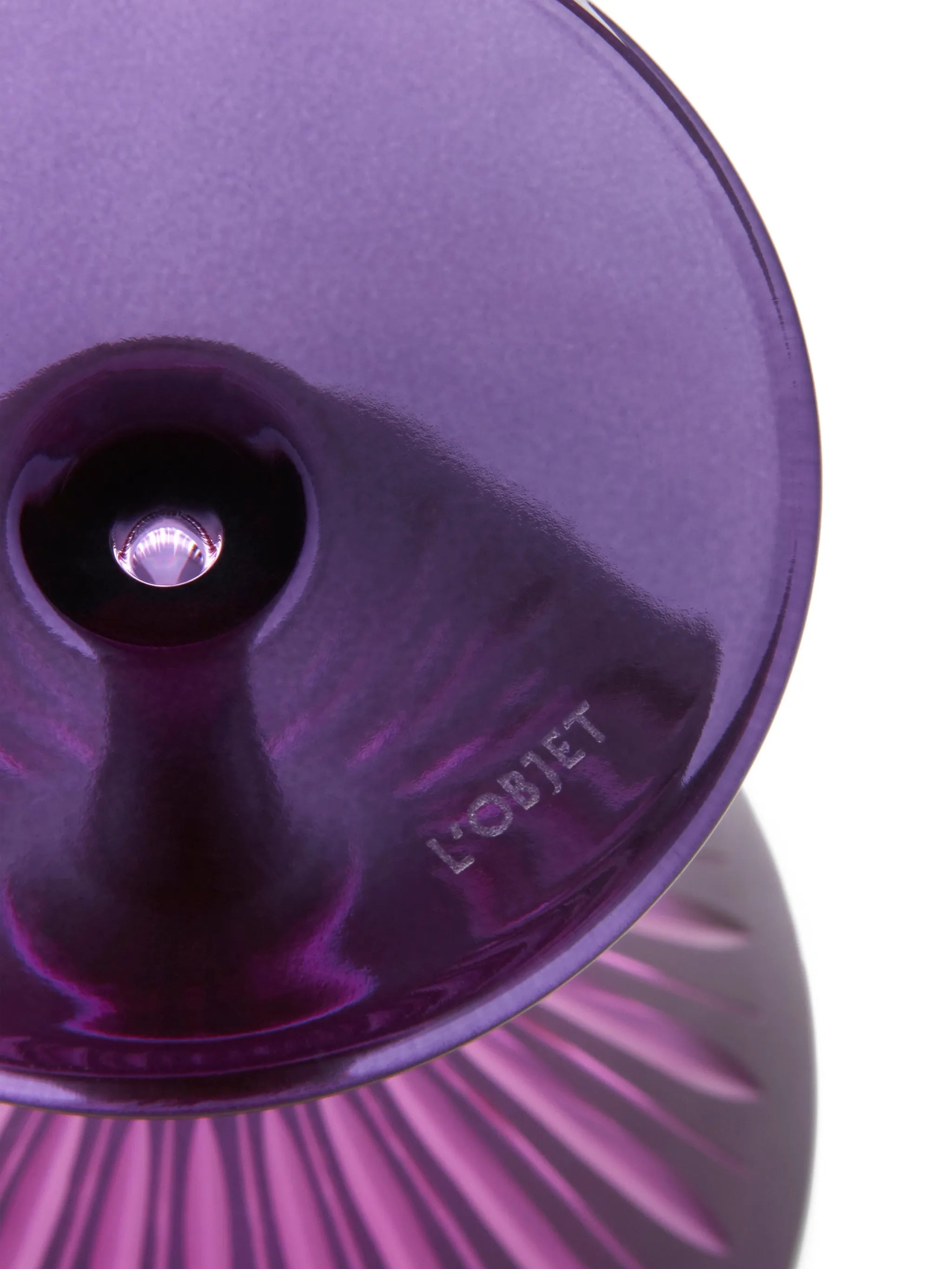 Prism martini glass - purple (set of four)