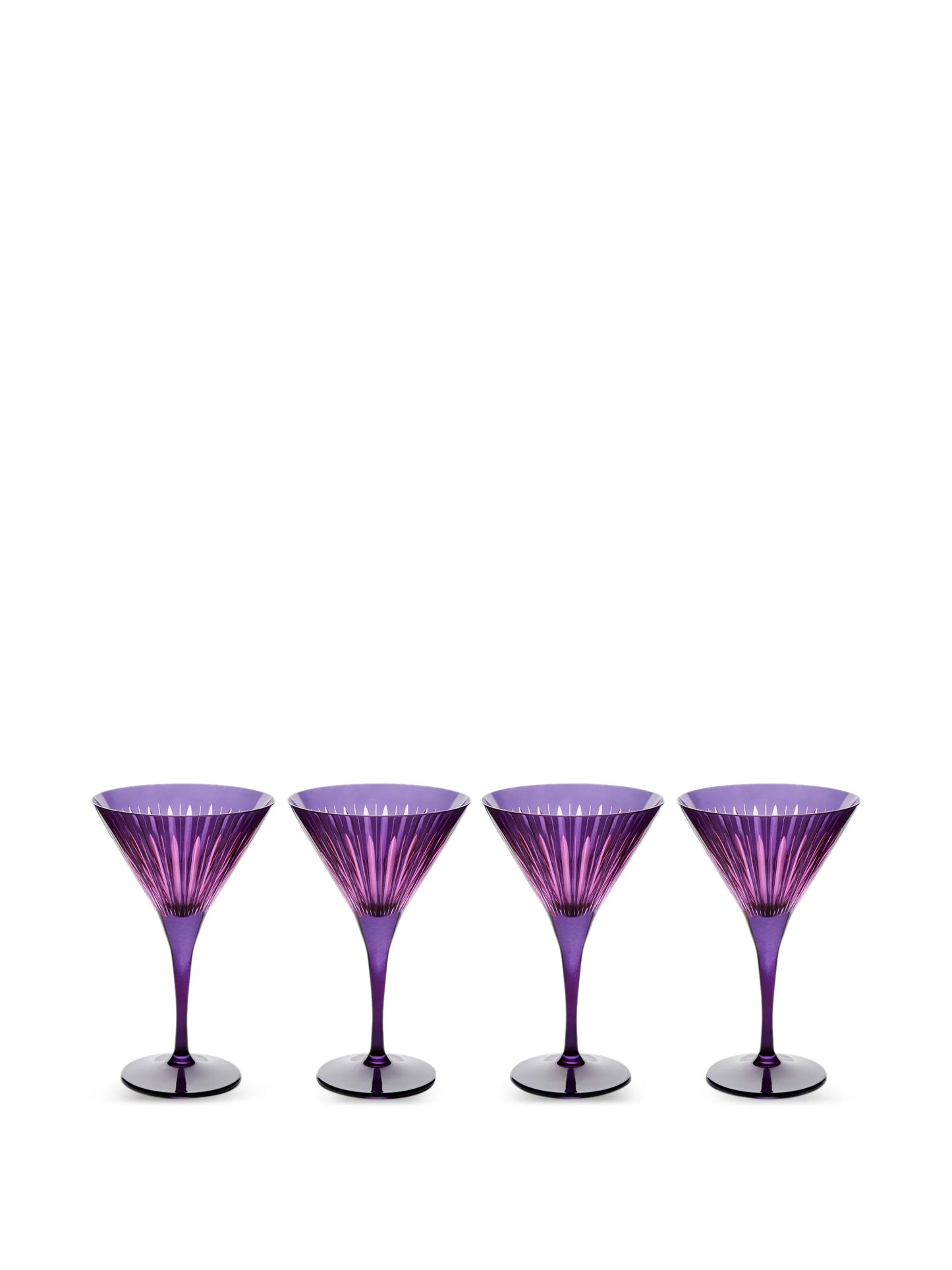 Prism martini glass (four-person setting)