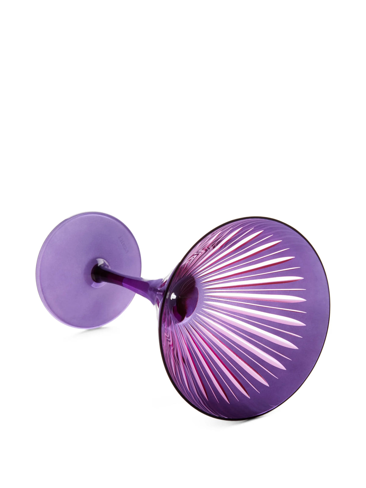 Prism martini glass - purple (set of four)