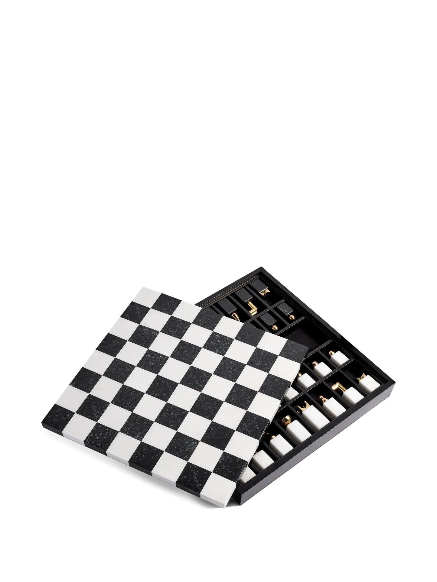 abstract-piece chess set