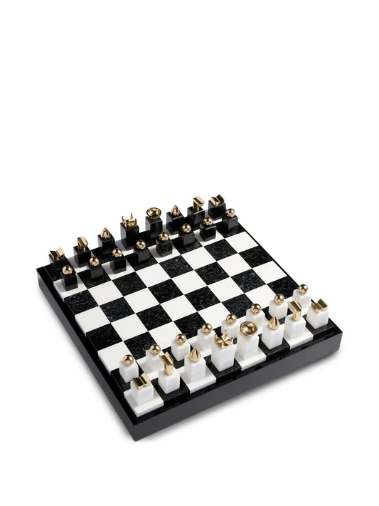 abstract-piece chess set