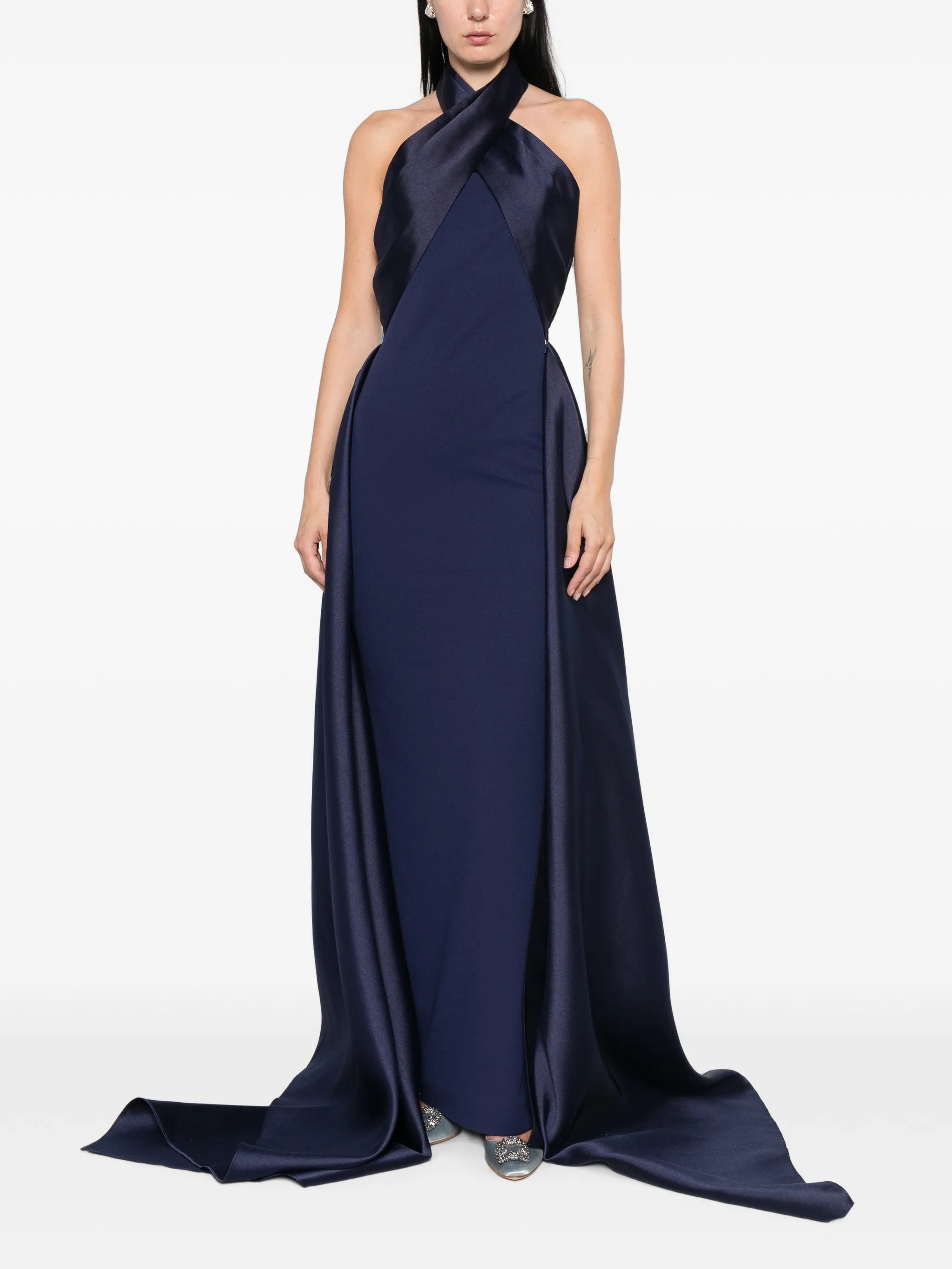 Rumi halterneck maxi dress