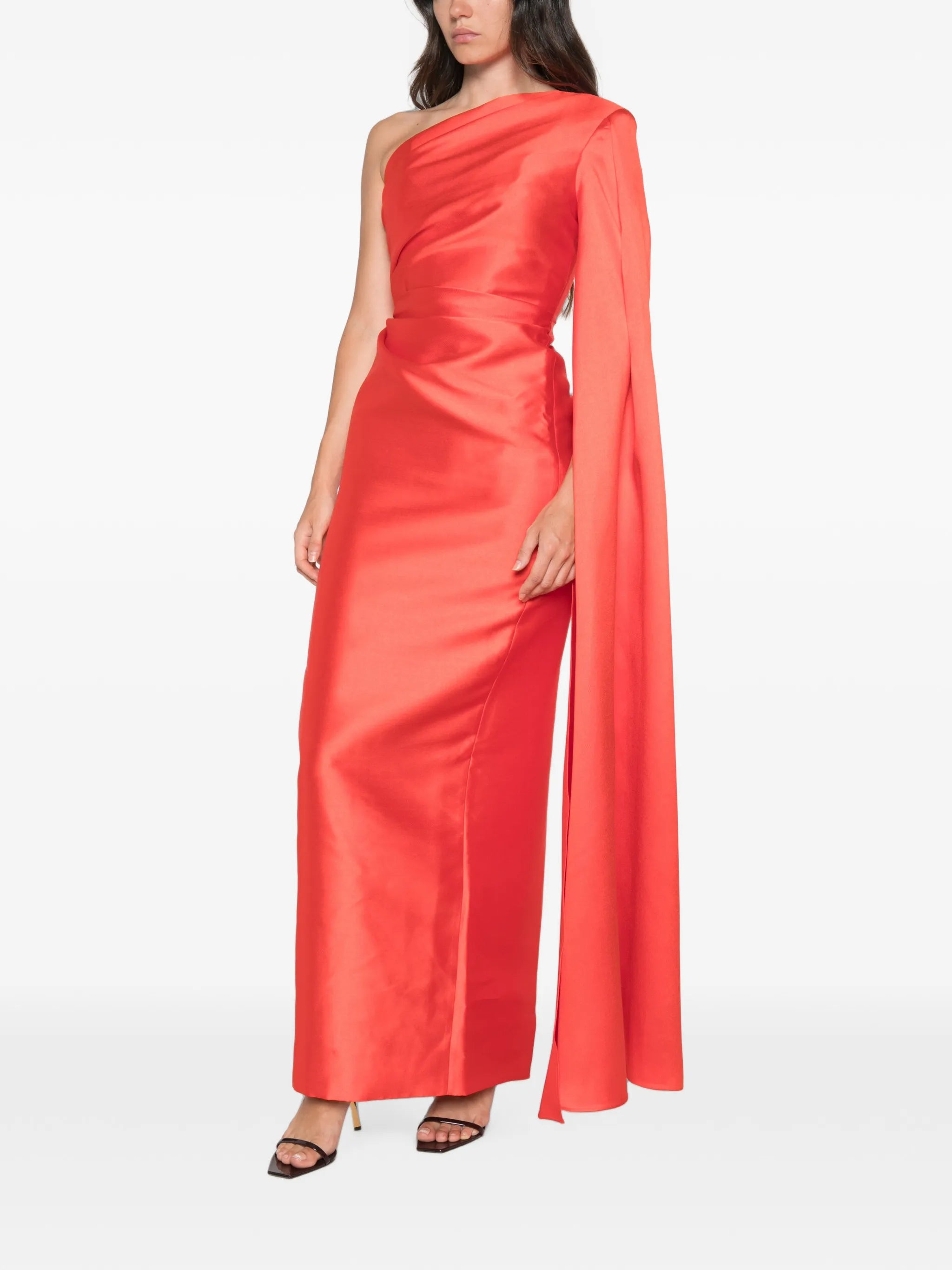 the Veya maxi dress in scarlet
