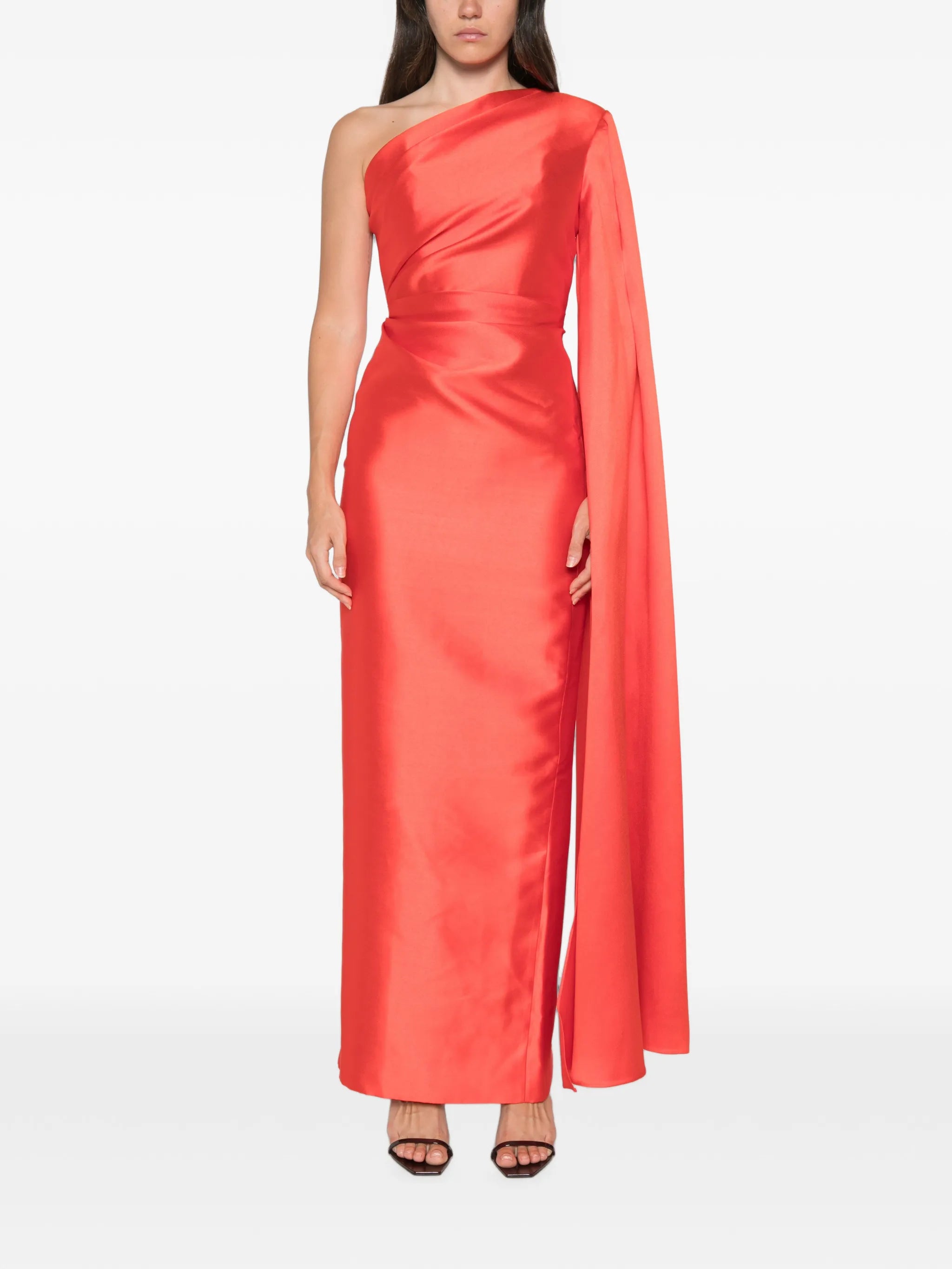 the Veya maxi dress in scarlet