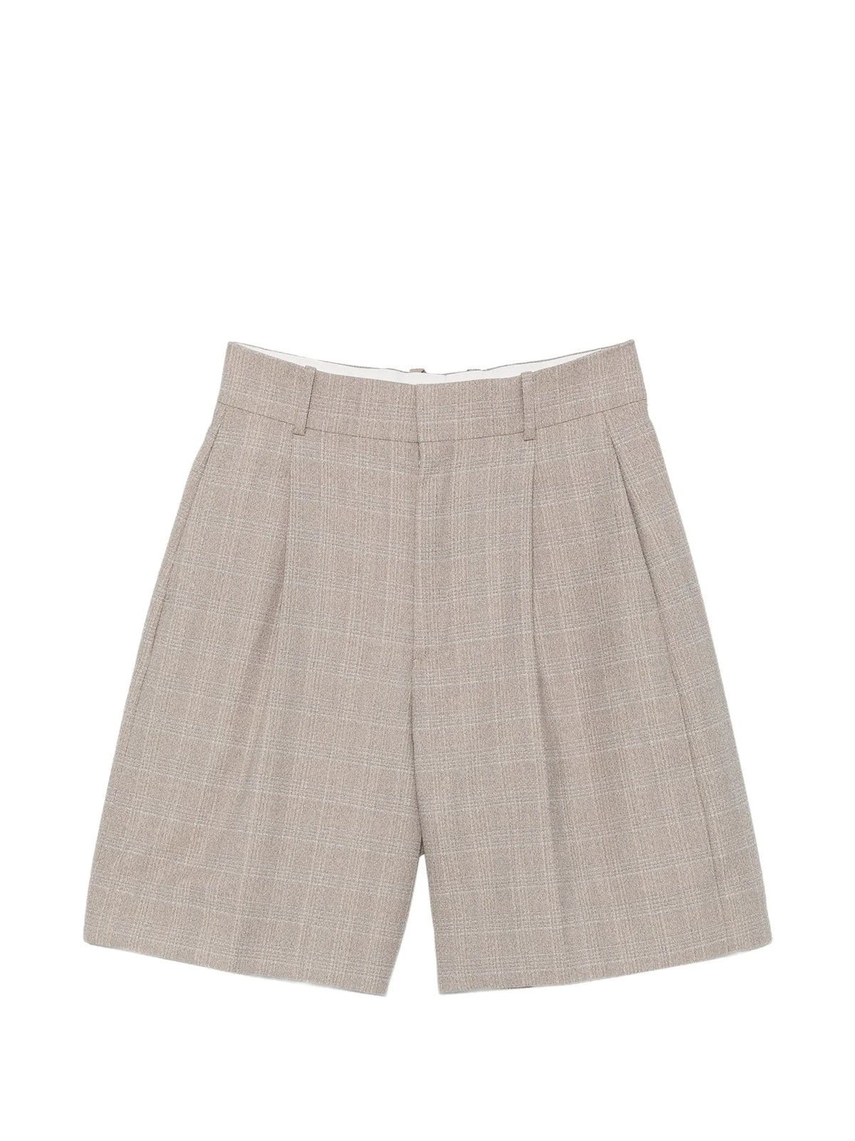 Prince of Wales wool shorts