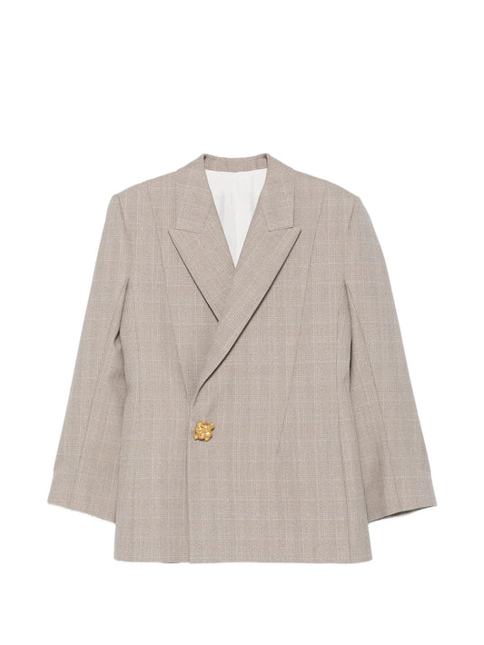 Prince of Wales check blazer