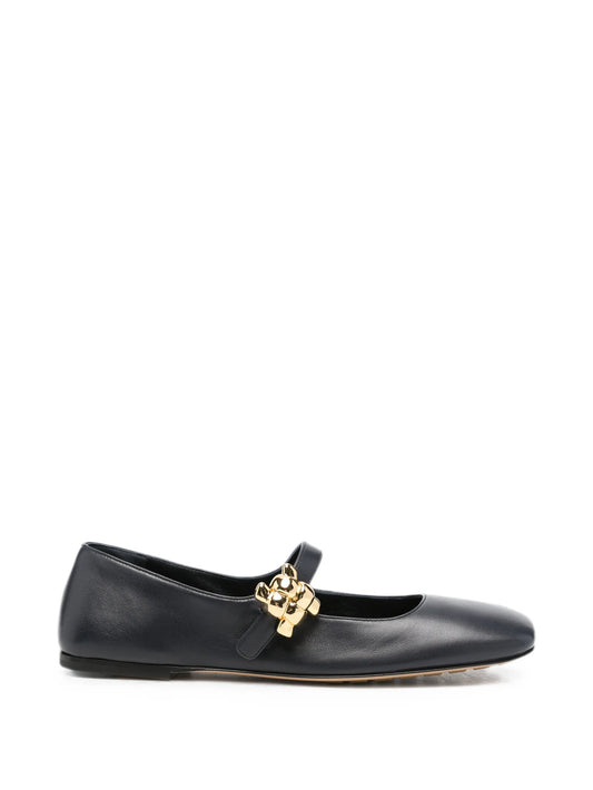 Lucy knot-detail ballet flats