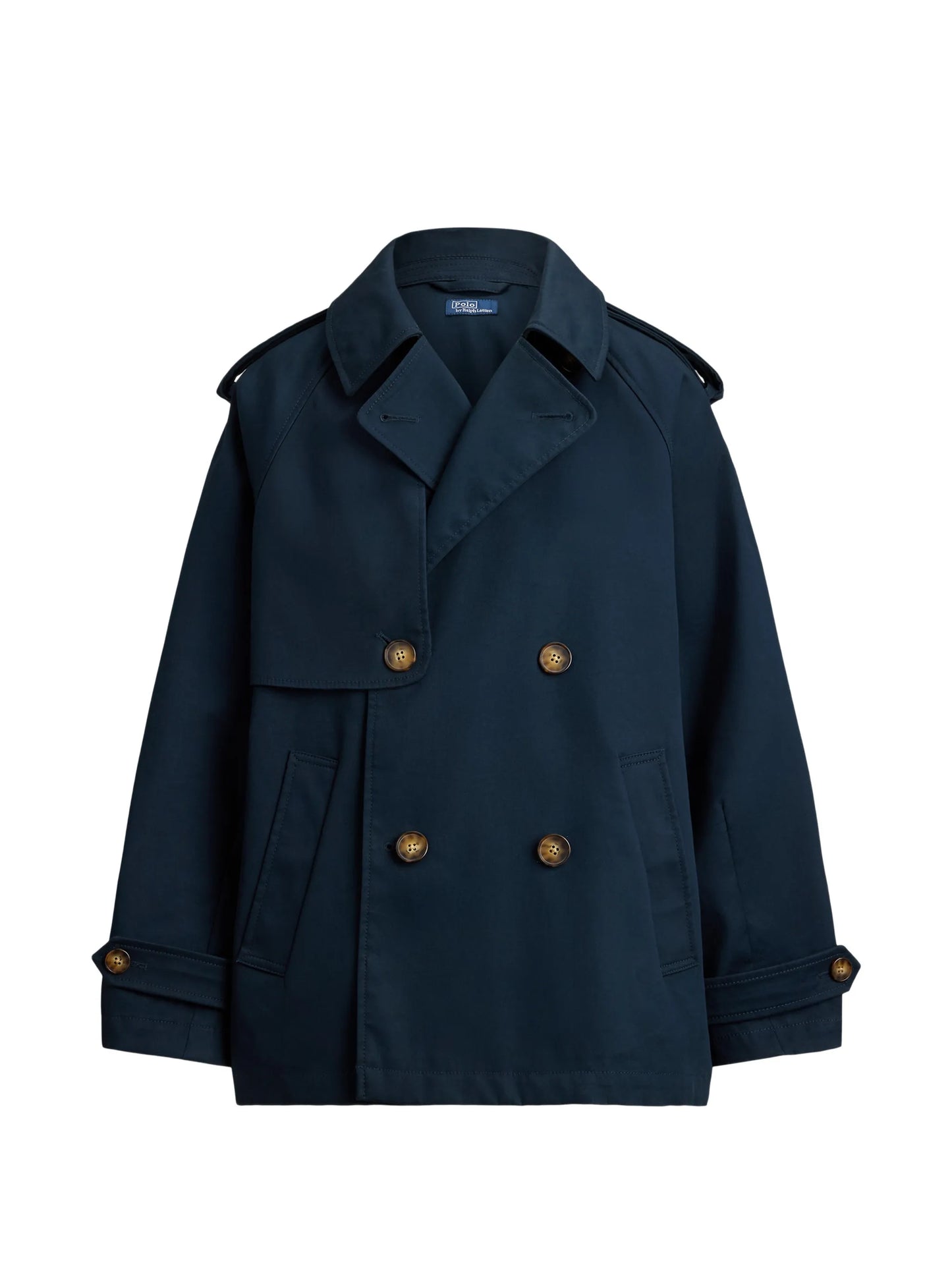 buttoned cotton twill jacket
