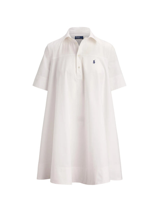 A-line mini shirt dress