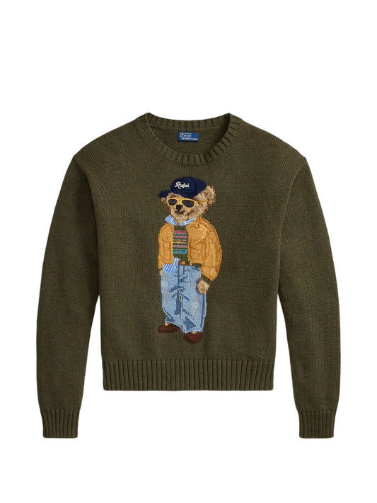 Polo Bear crew-neck sweater