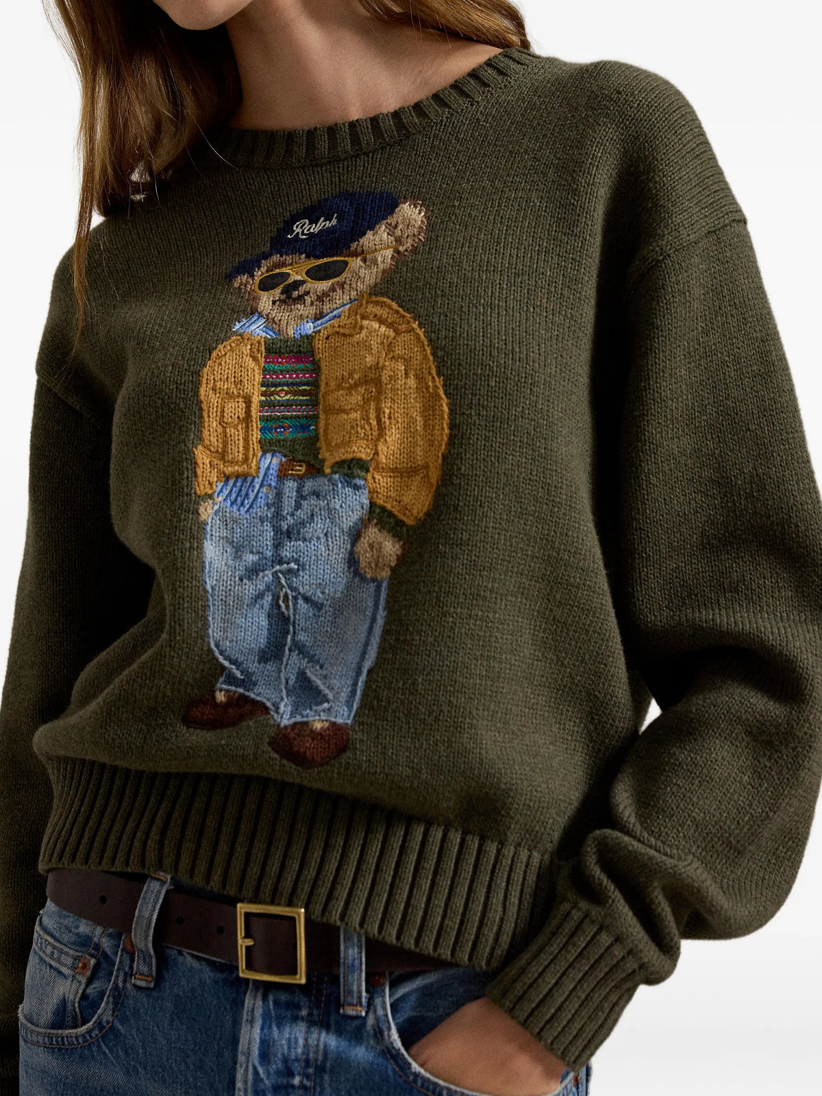 Polo Bear crew-neck sweater