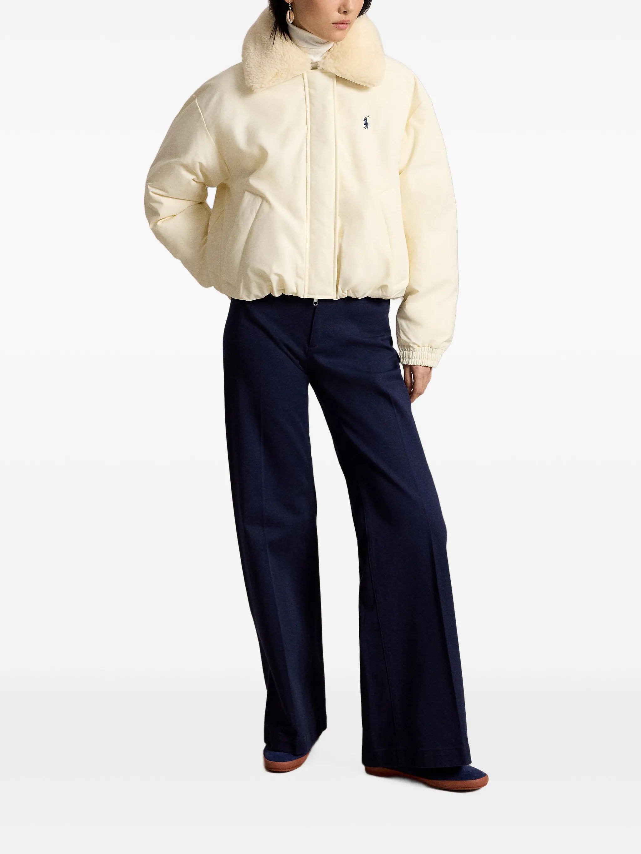 high-pile-collar down puffer jacket