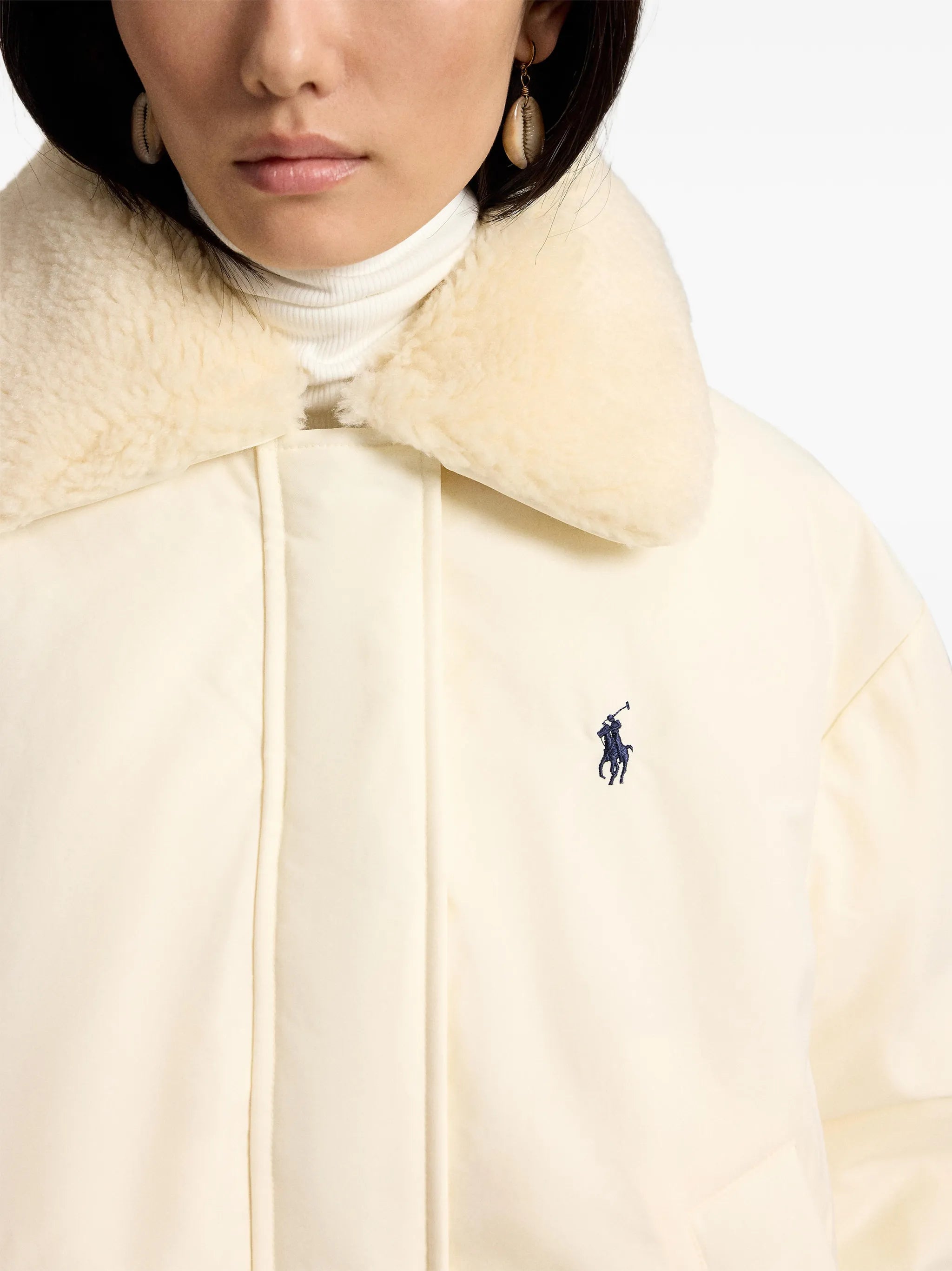 high-pile-collar down puffer jacket