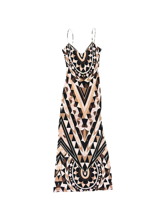 geometric-pattern dress