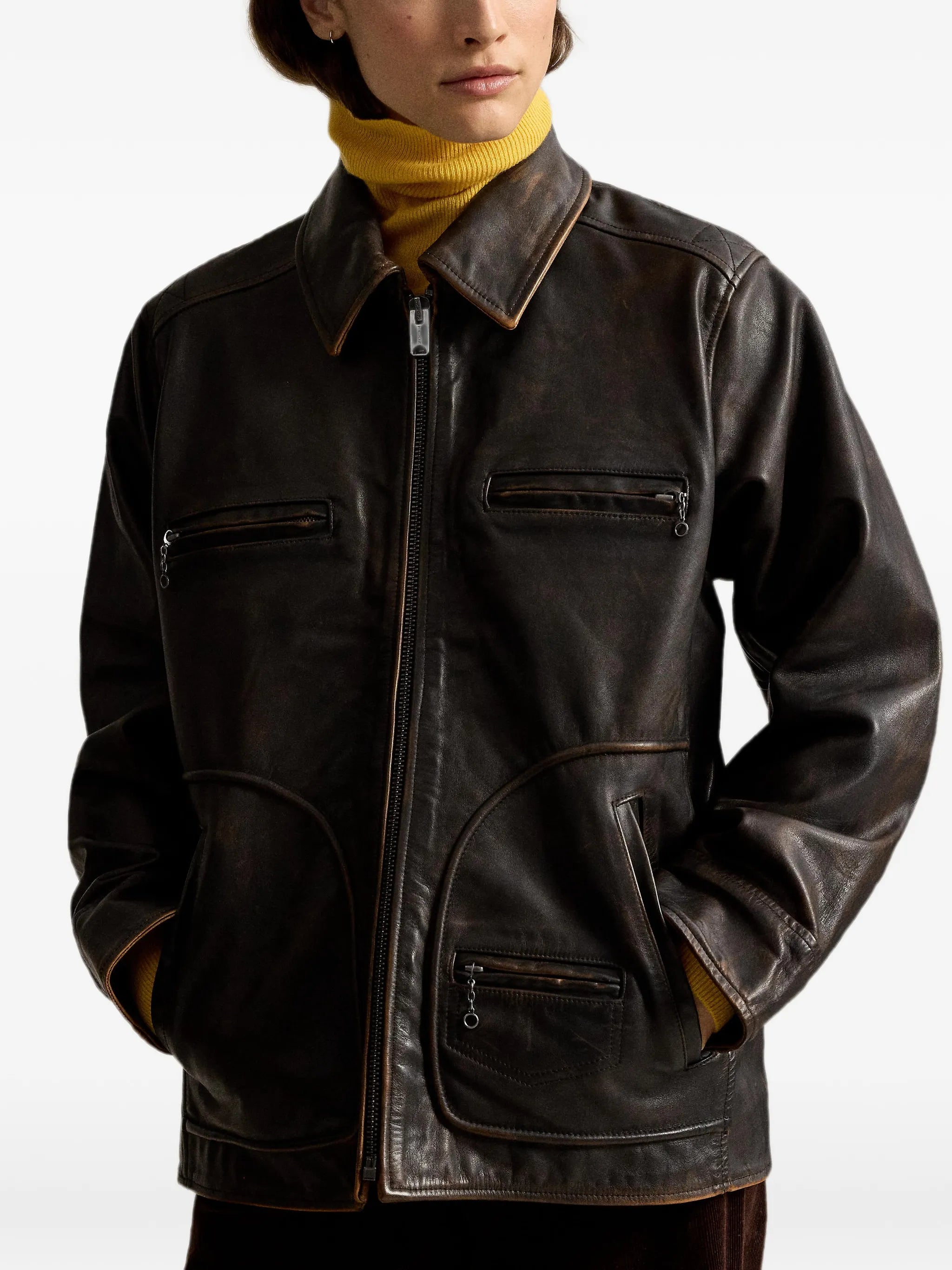 leather moto jacket