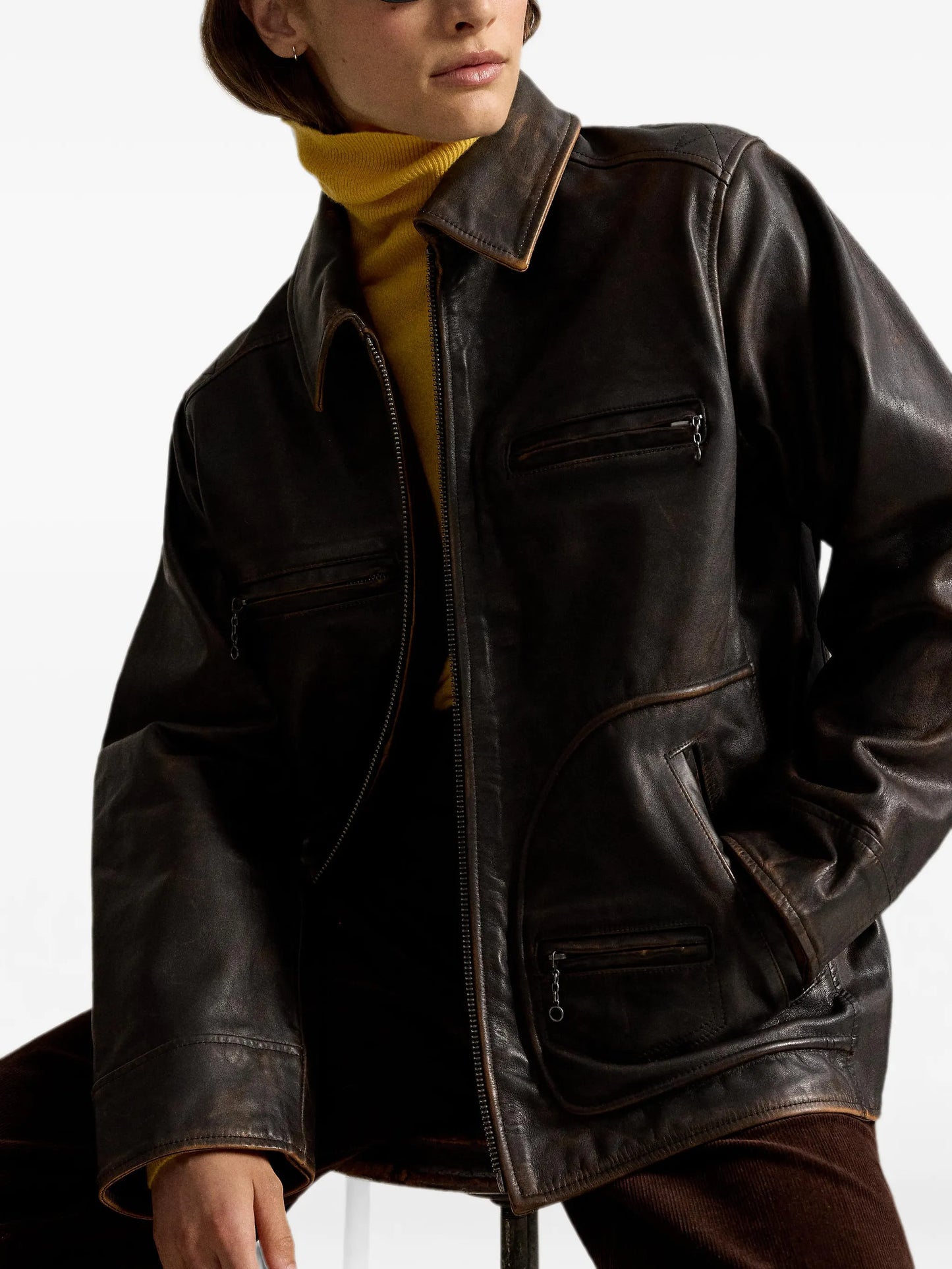 leather moto jacket