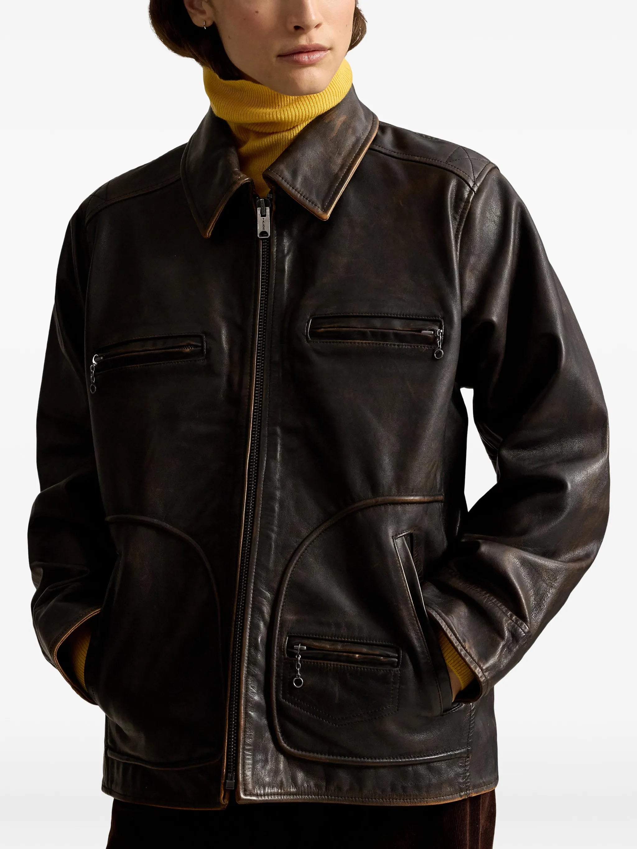 leather moto jacket