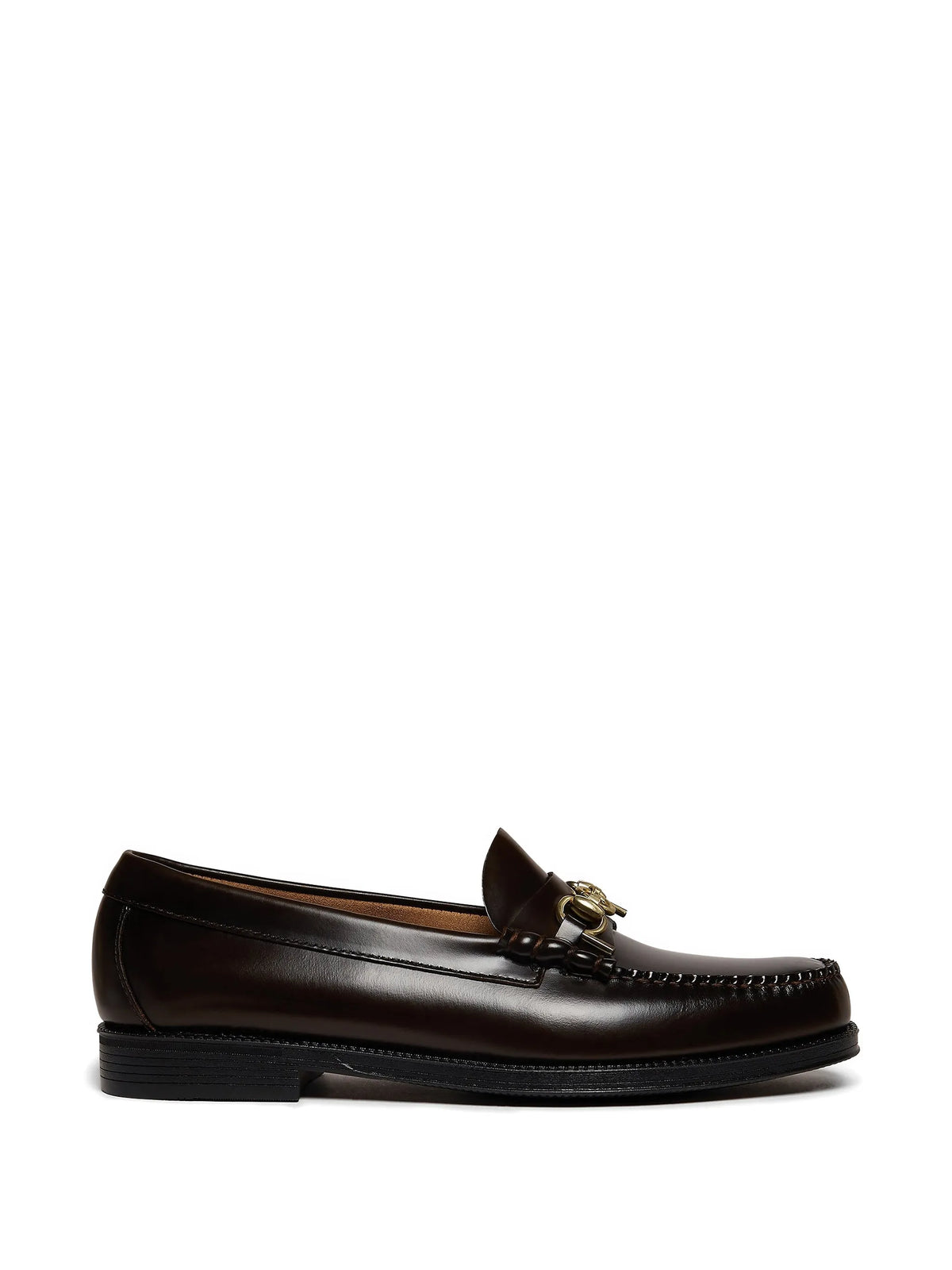 x Pop Easy Weejuns Lincoln loafers in chocolate leather