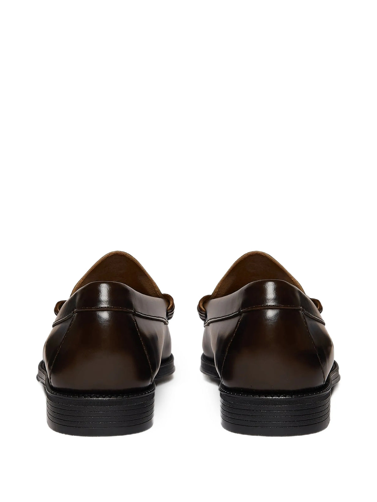 x Pop Easy Weejuns Lincoln loafers in chocolate leather