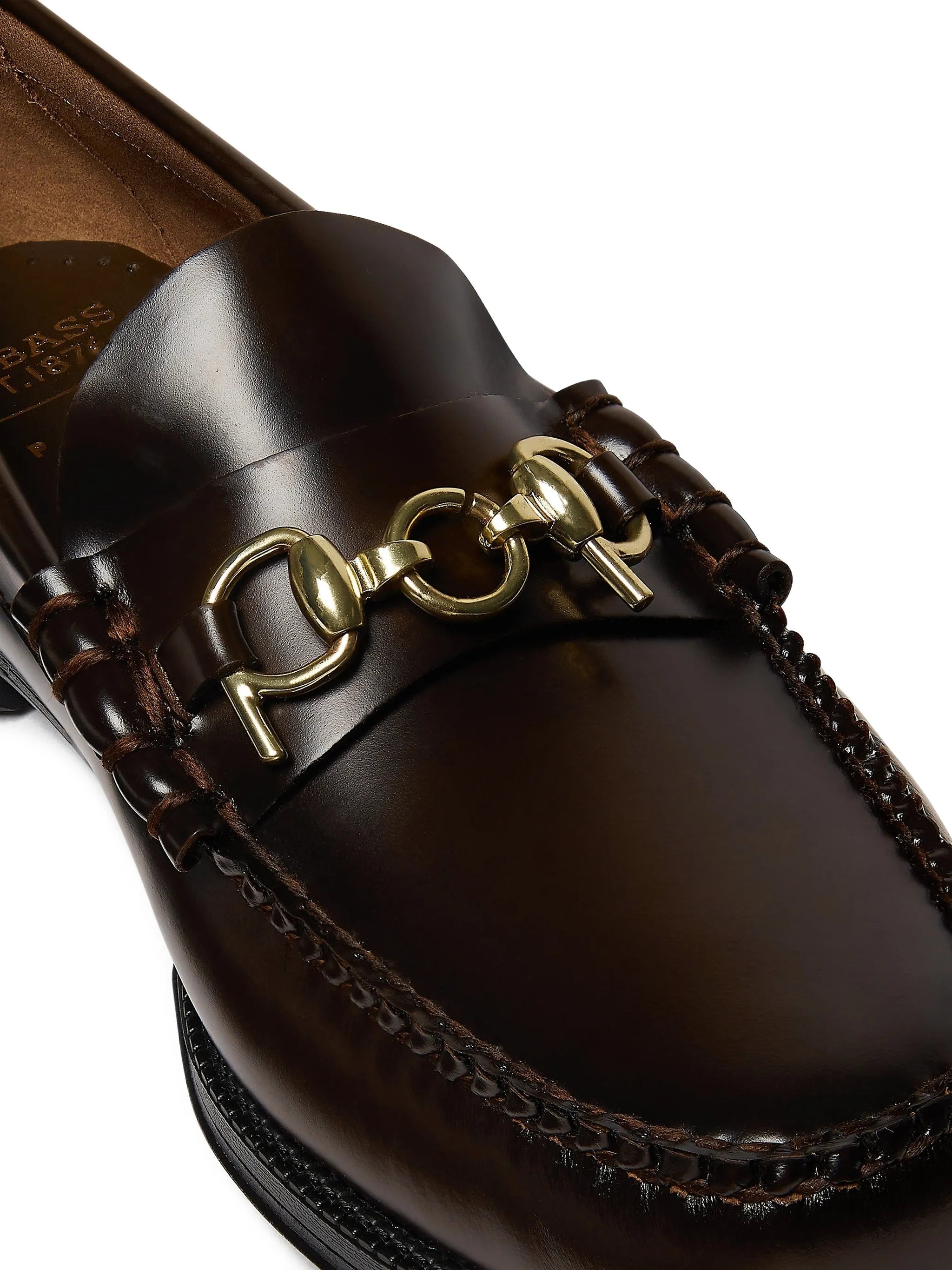 x Pop Easy Weejuns Lincoln loafers in chocolate leather