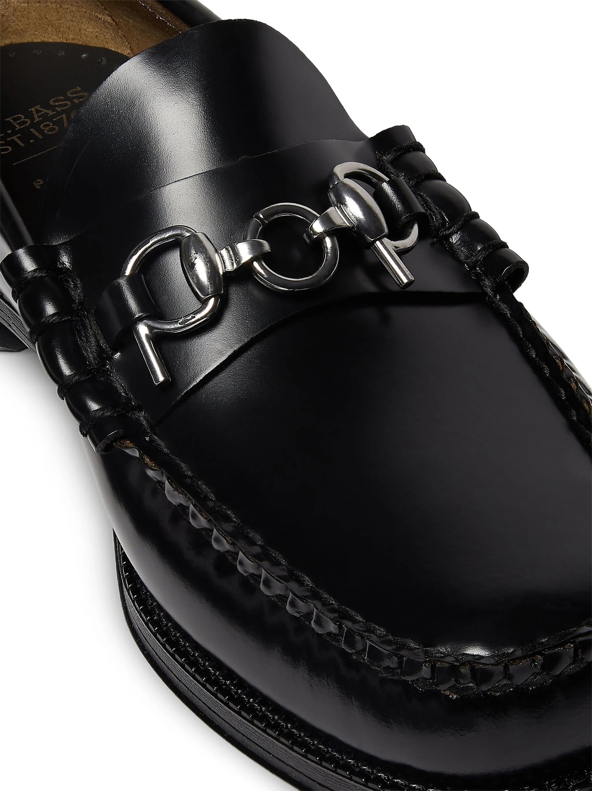 x Pop Easy Weejuns Lincoln loafers in black leather