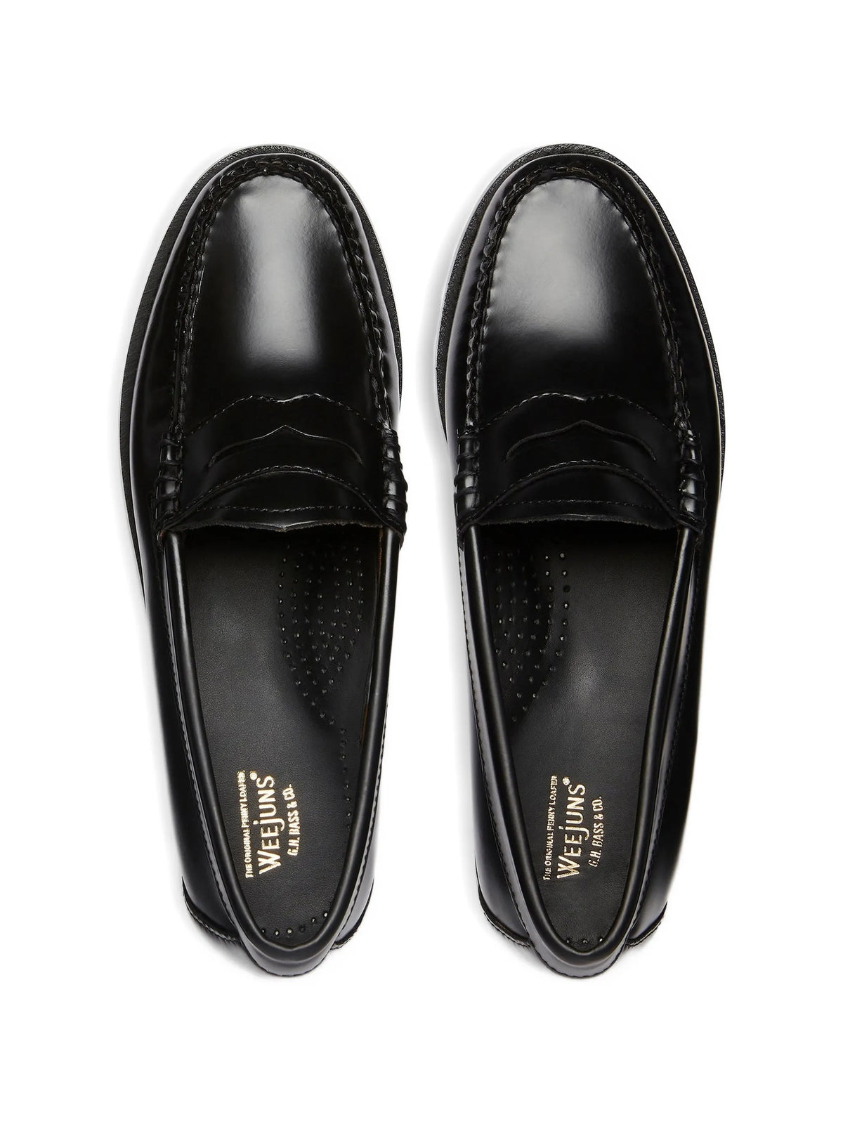 Weejuns Penny loafers in black leather
