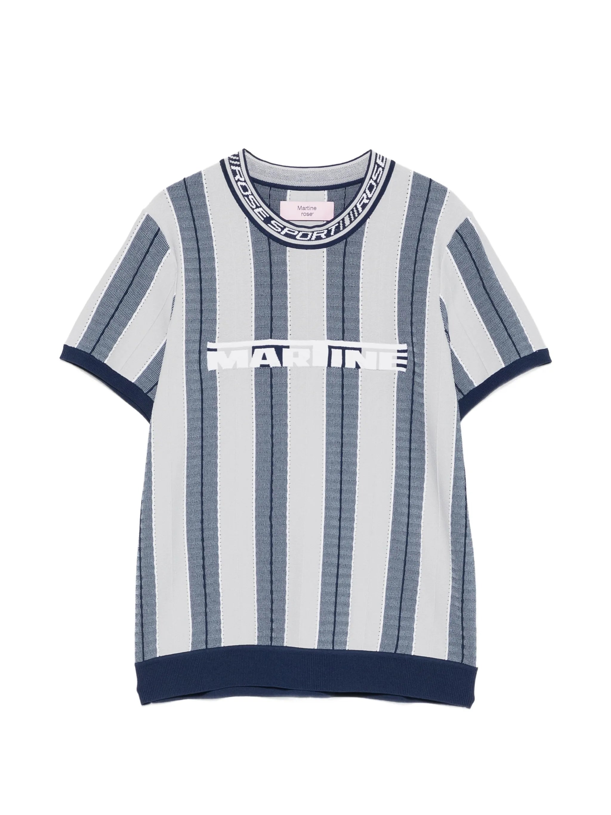 striped graphic T-shirt