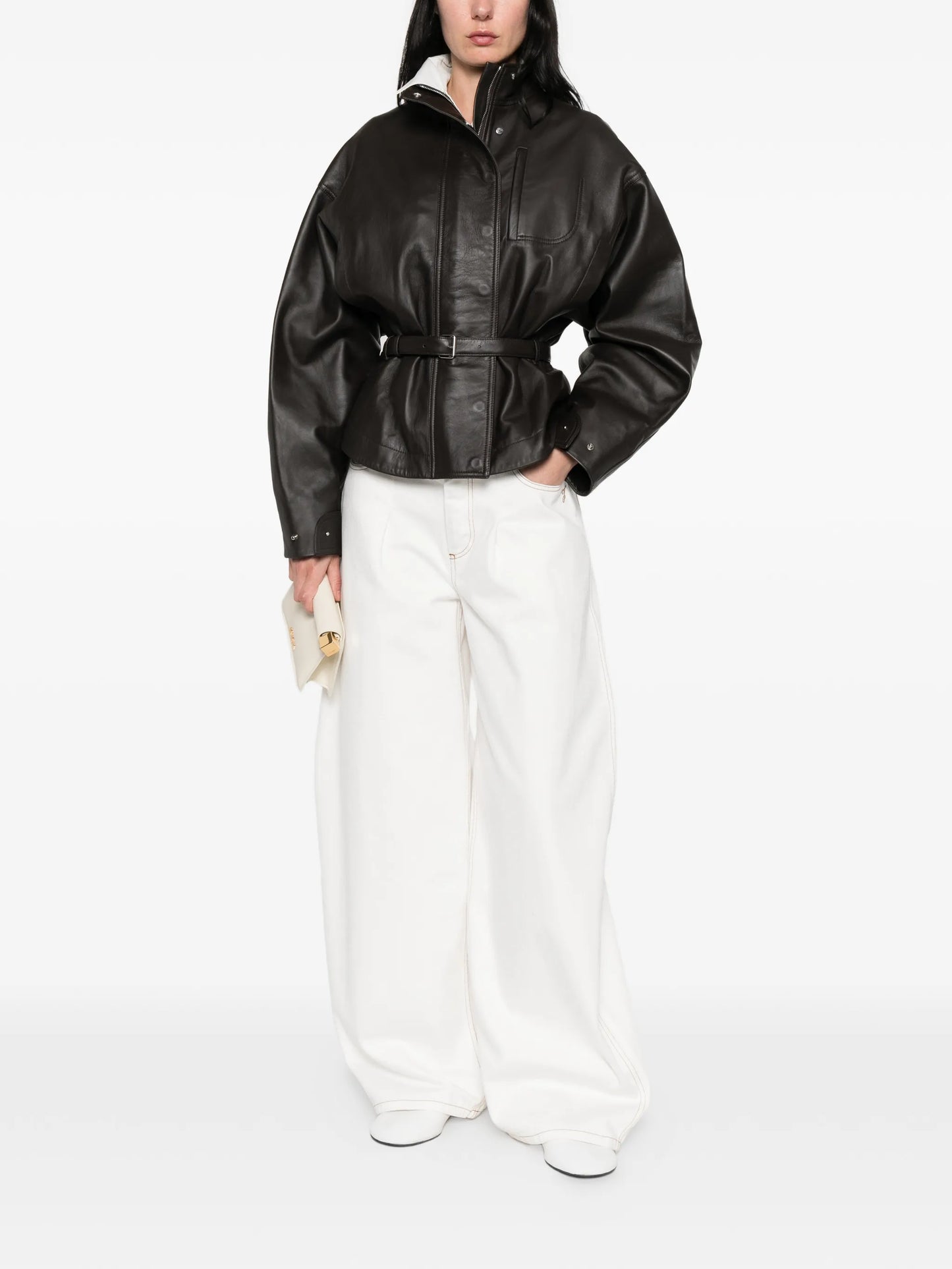 belted jacket