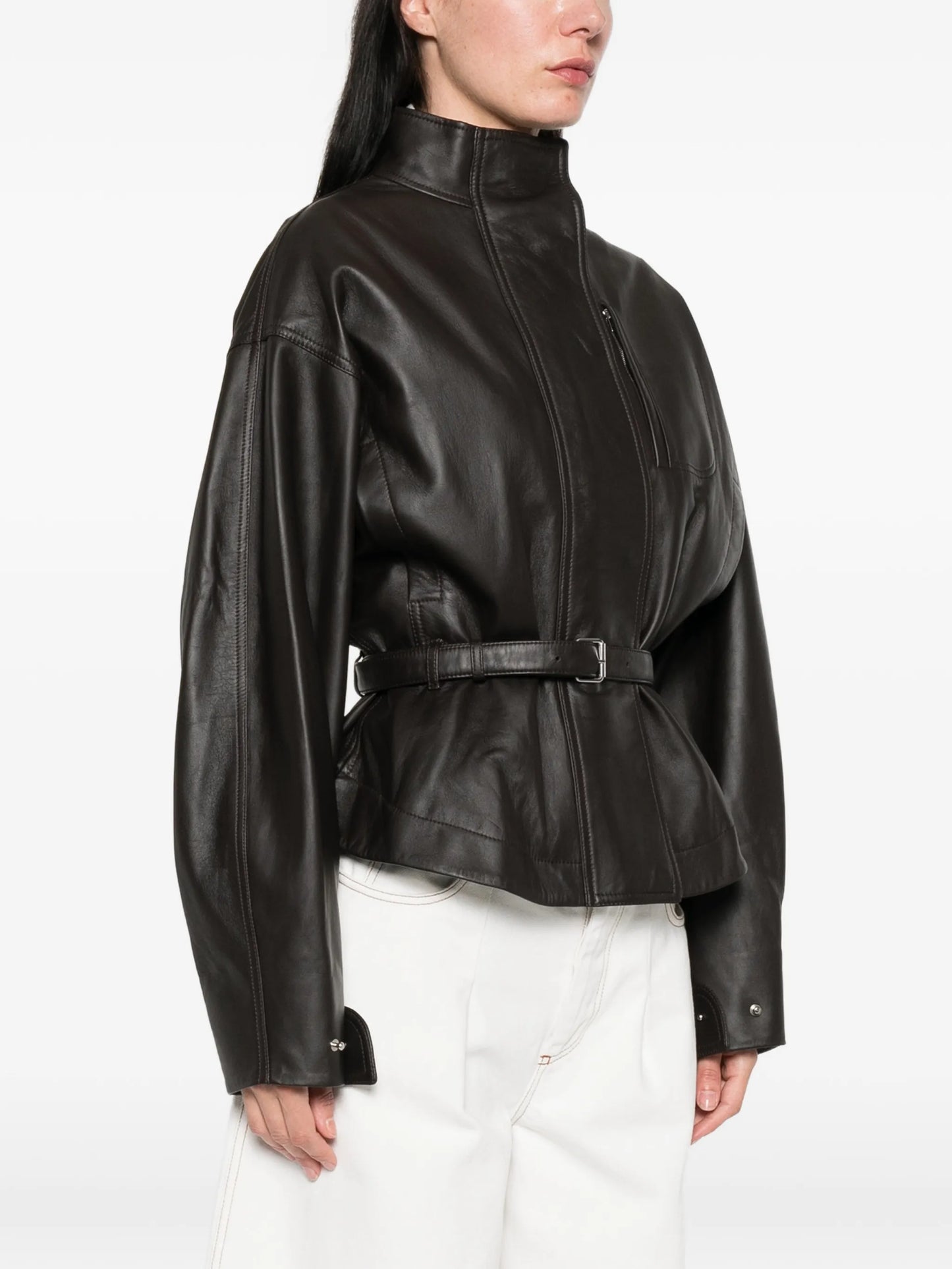 belted jacket