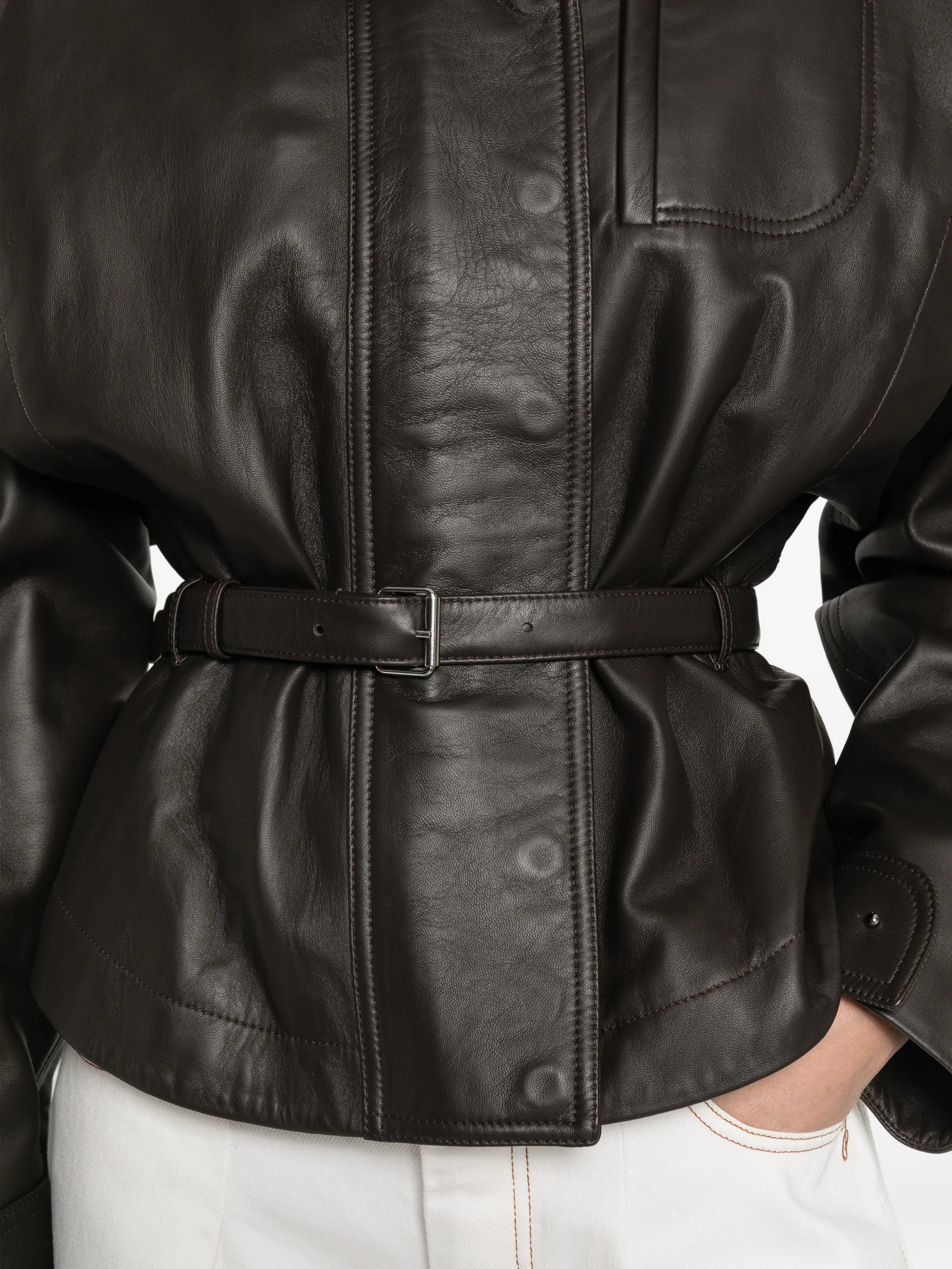 belted jacket