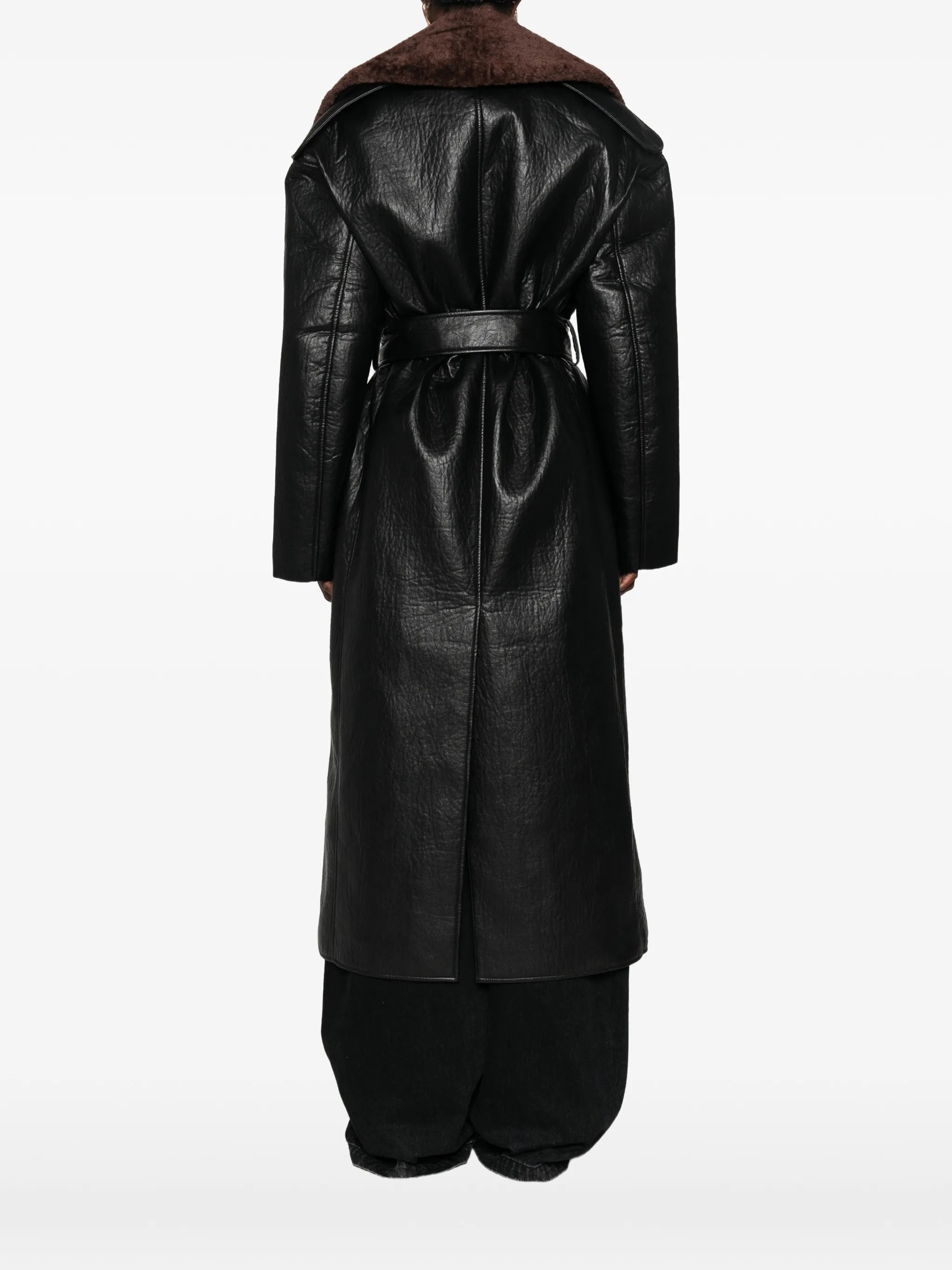 Edra removable-collar trench coat