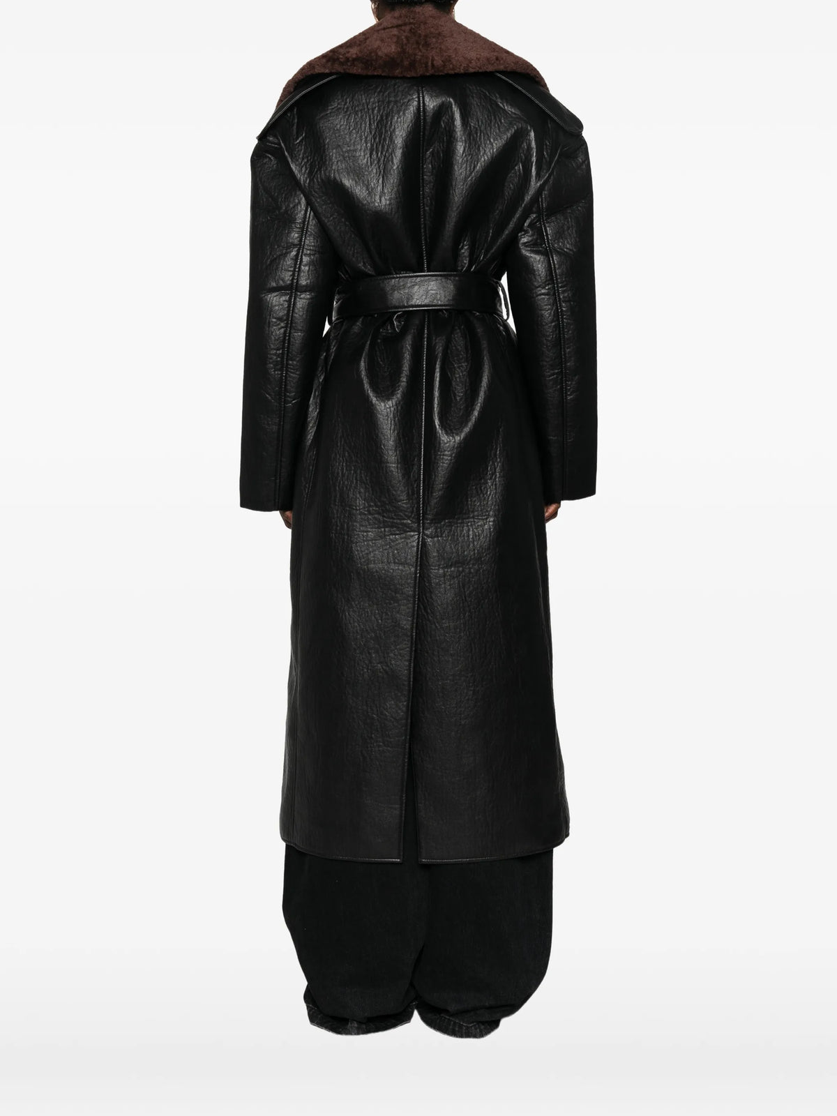 Edra removable-collar trench coat