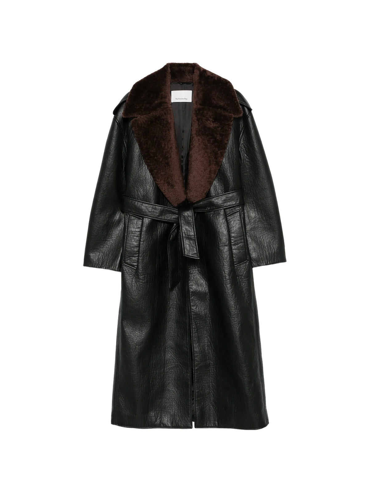 Edra removable-collar trench coat
