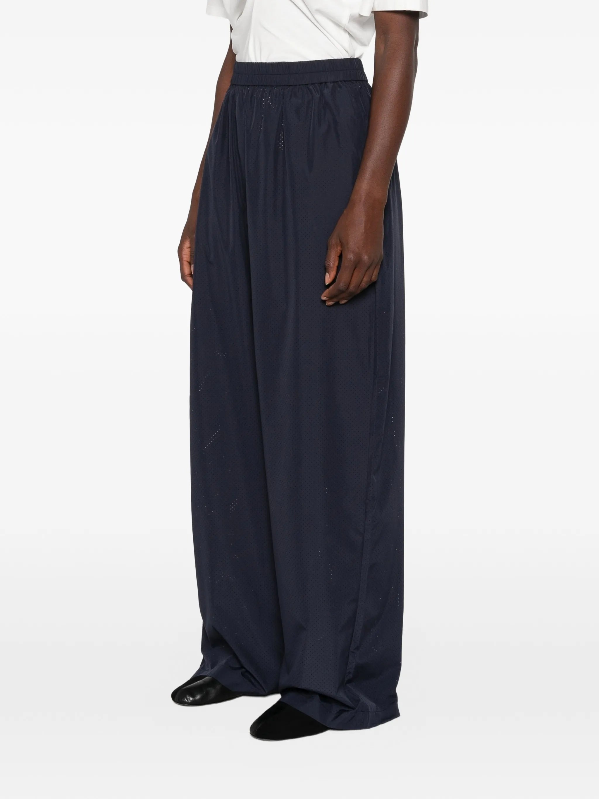 Baxter perforated track pants