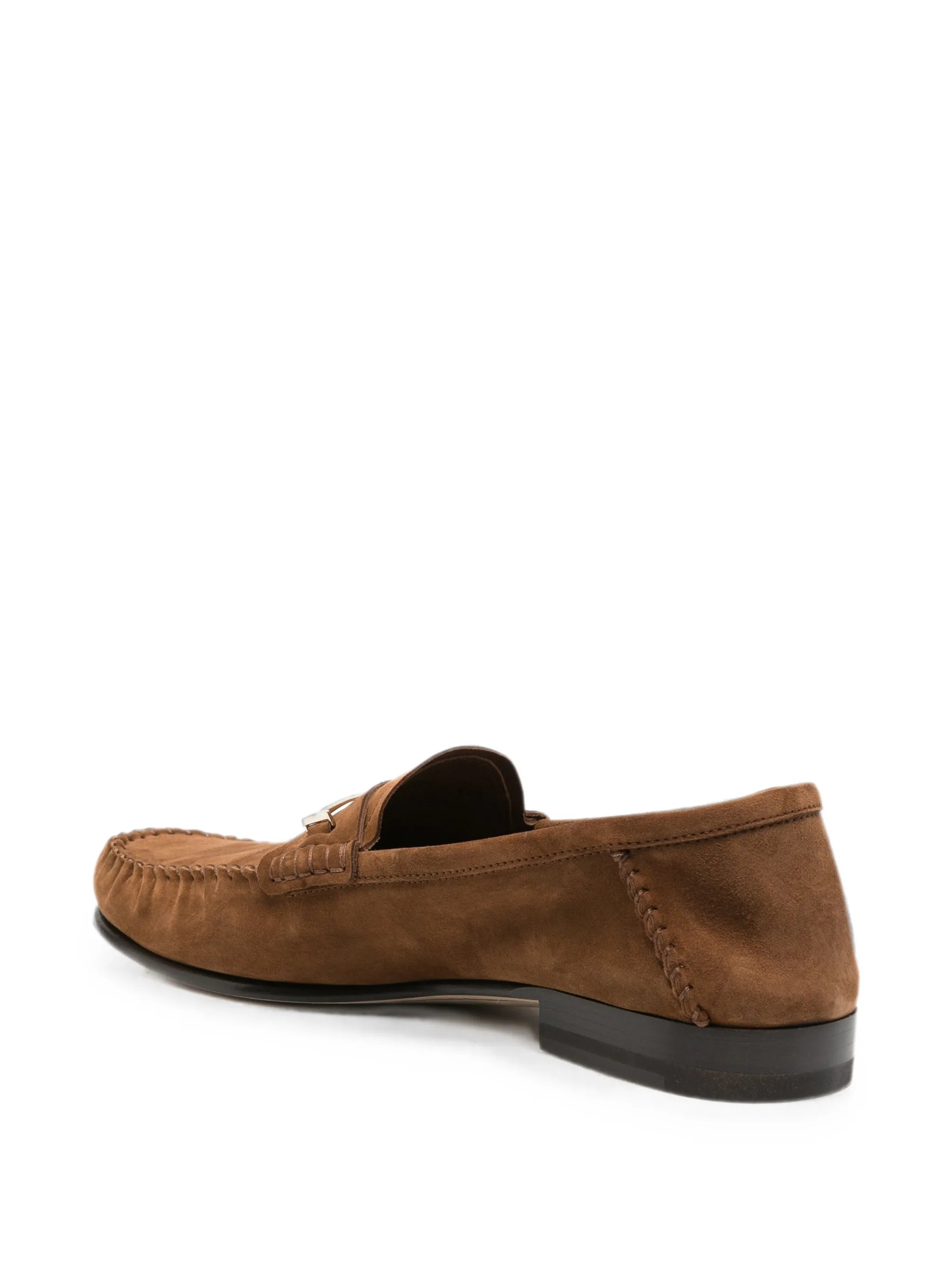 suede double t hardware ripley loafers