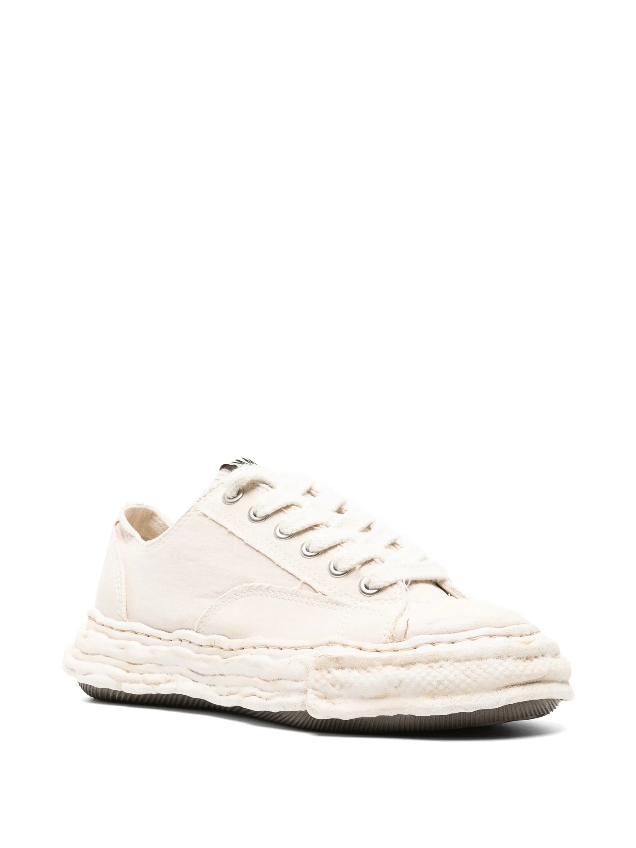 Peterson23 OG sole bleached canvas low-top sneakers
