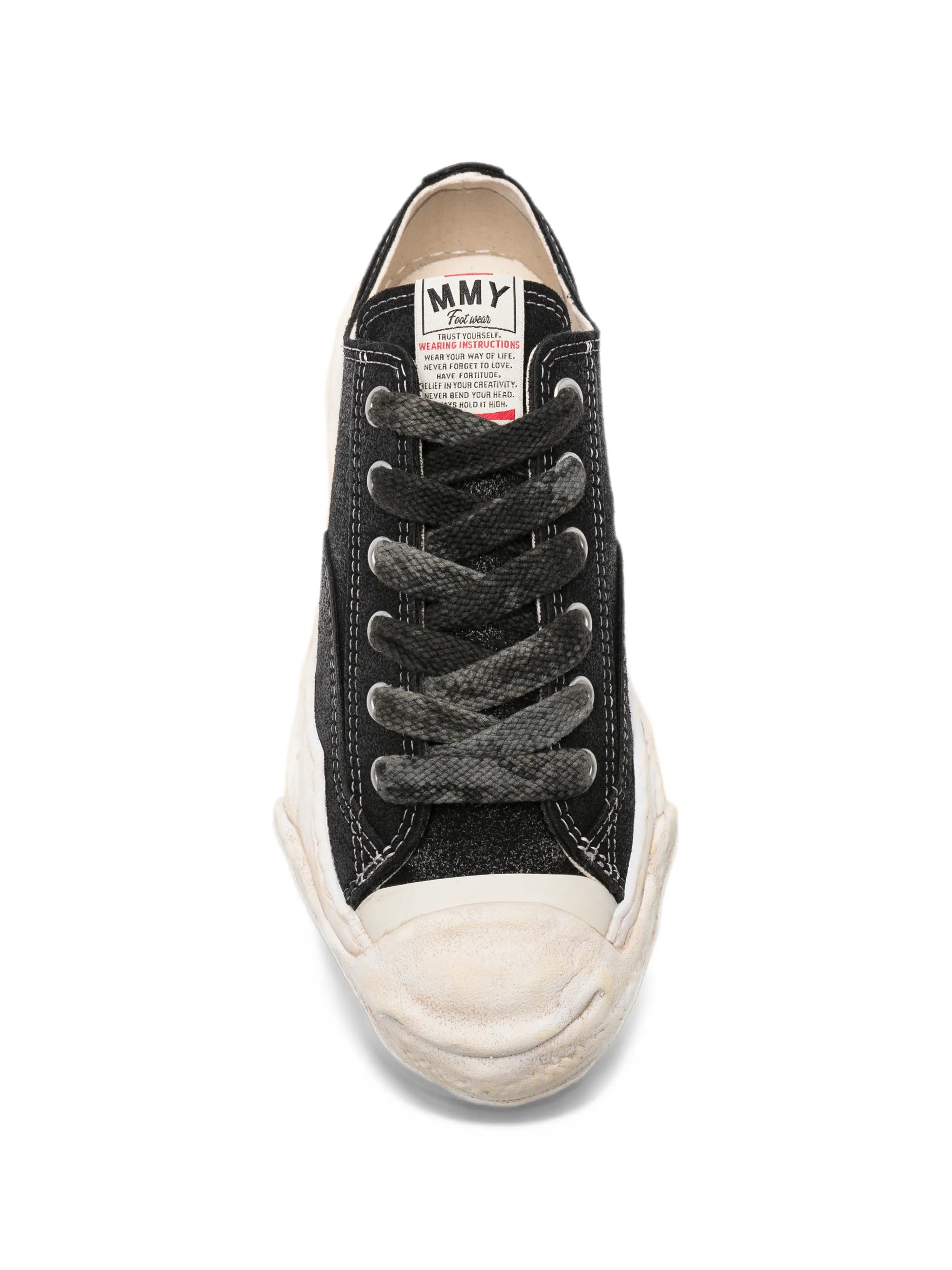 warped-sole sneakers
