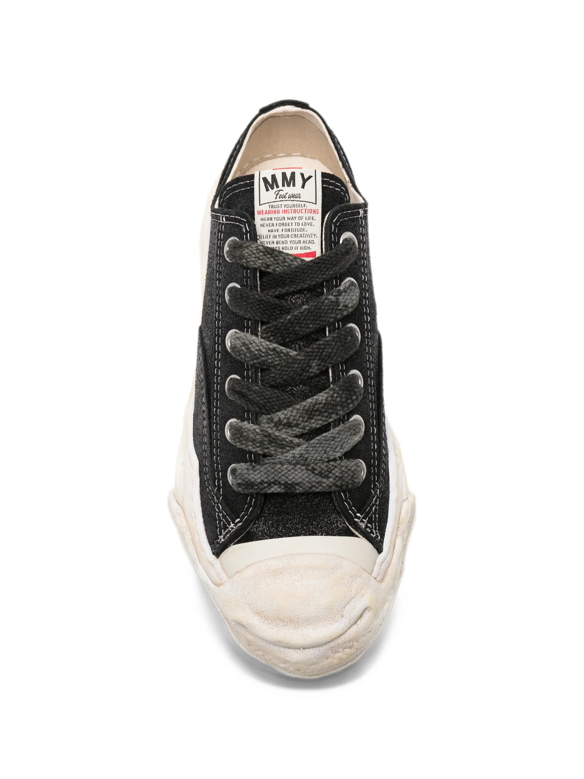 warped-sole sneakers