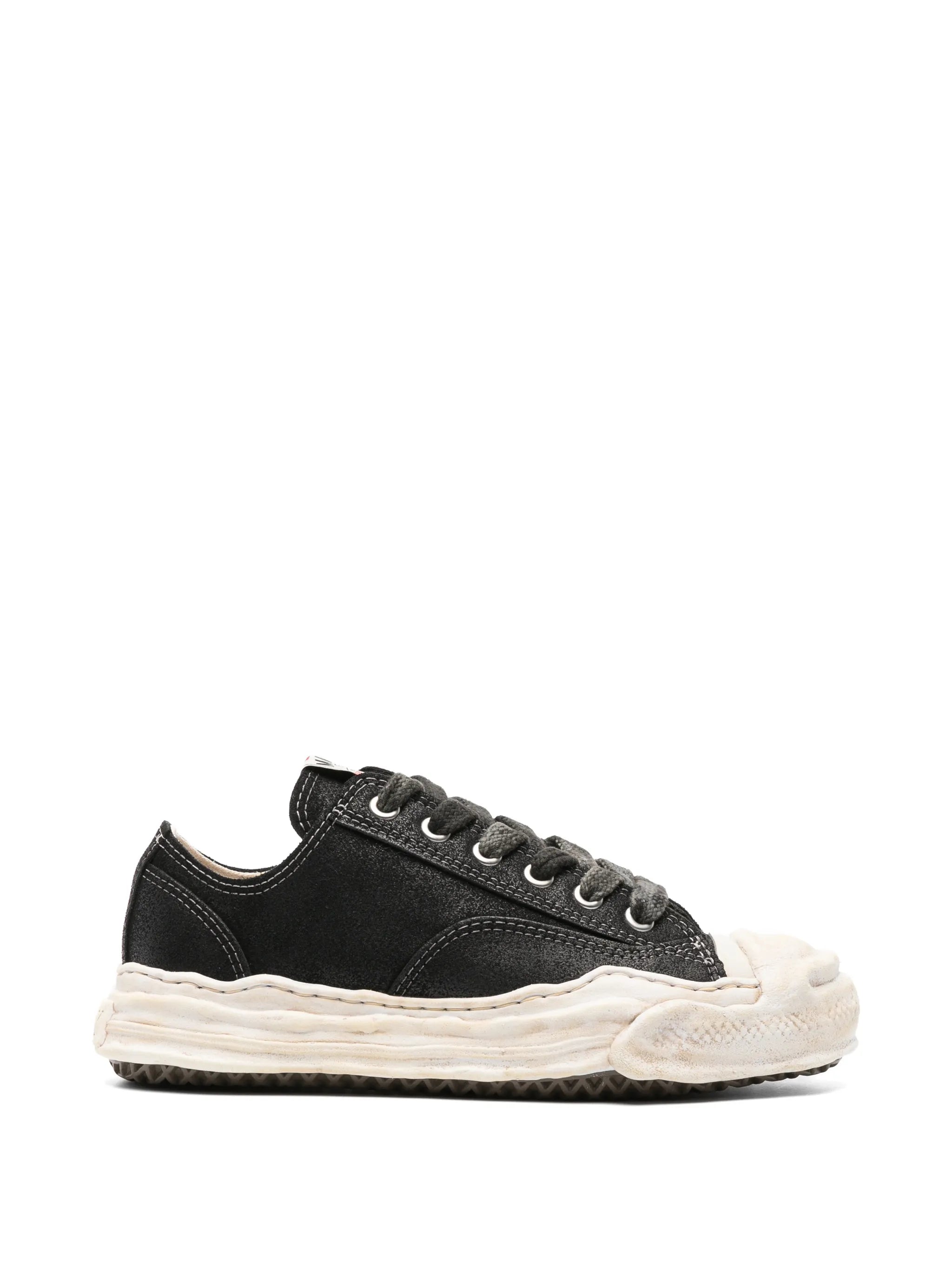 warped-sole sneakers