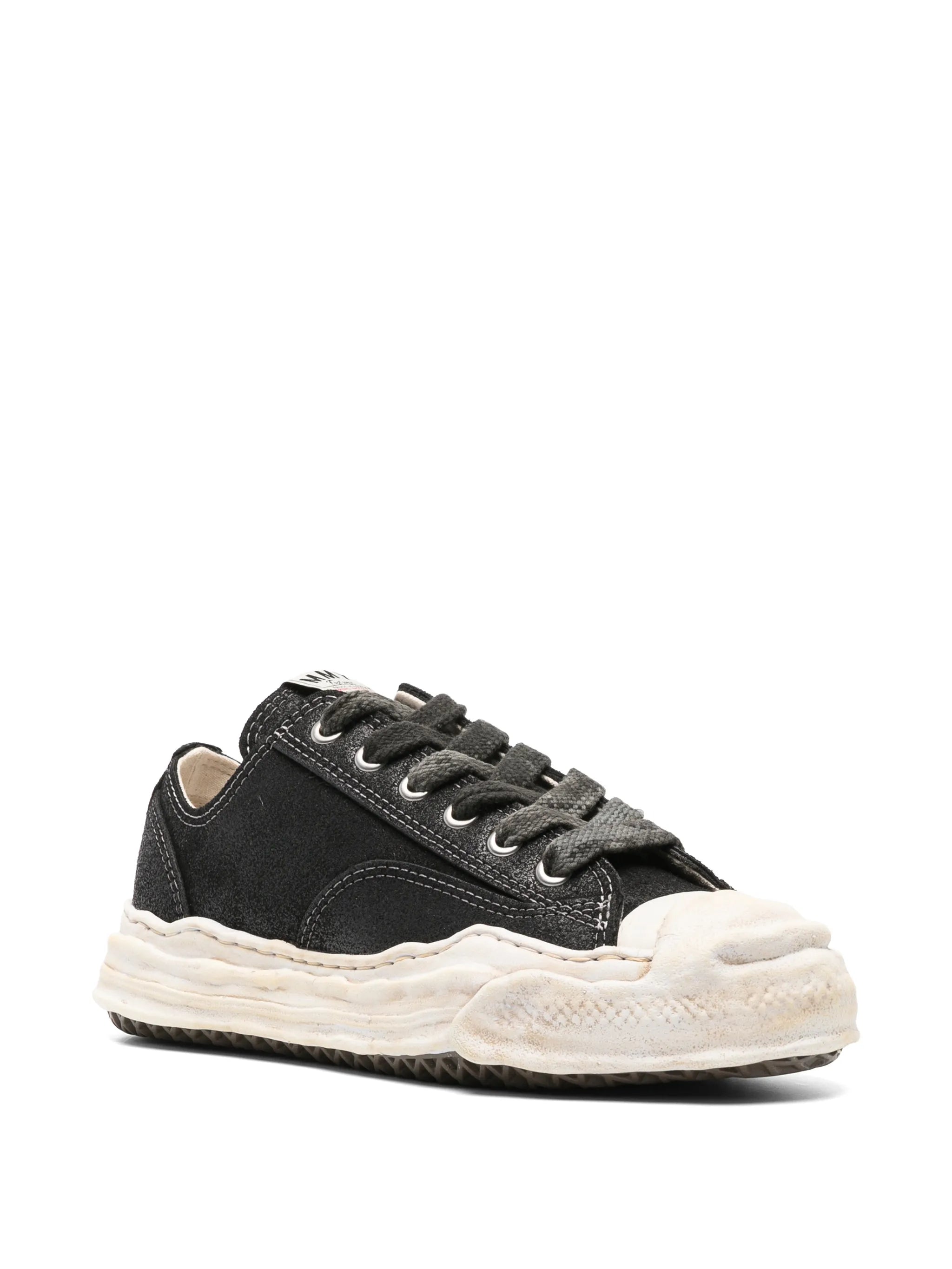 warped-sole sneakers