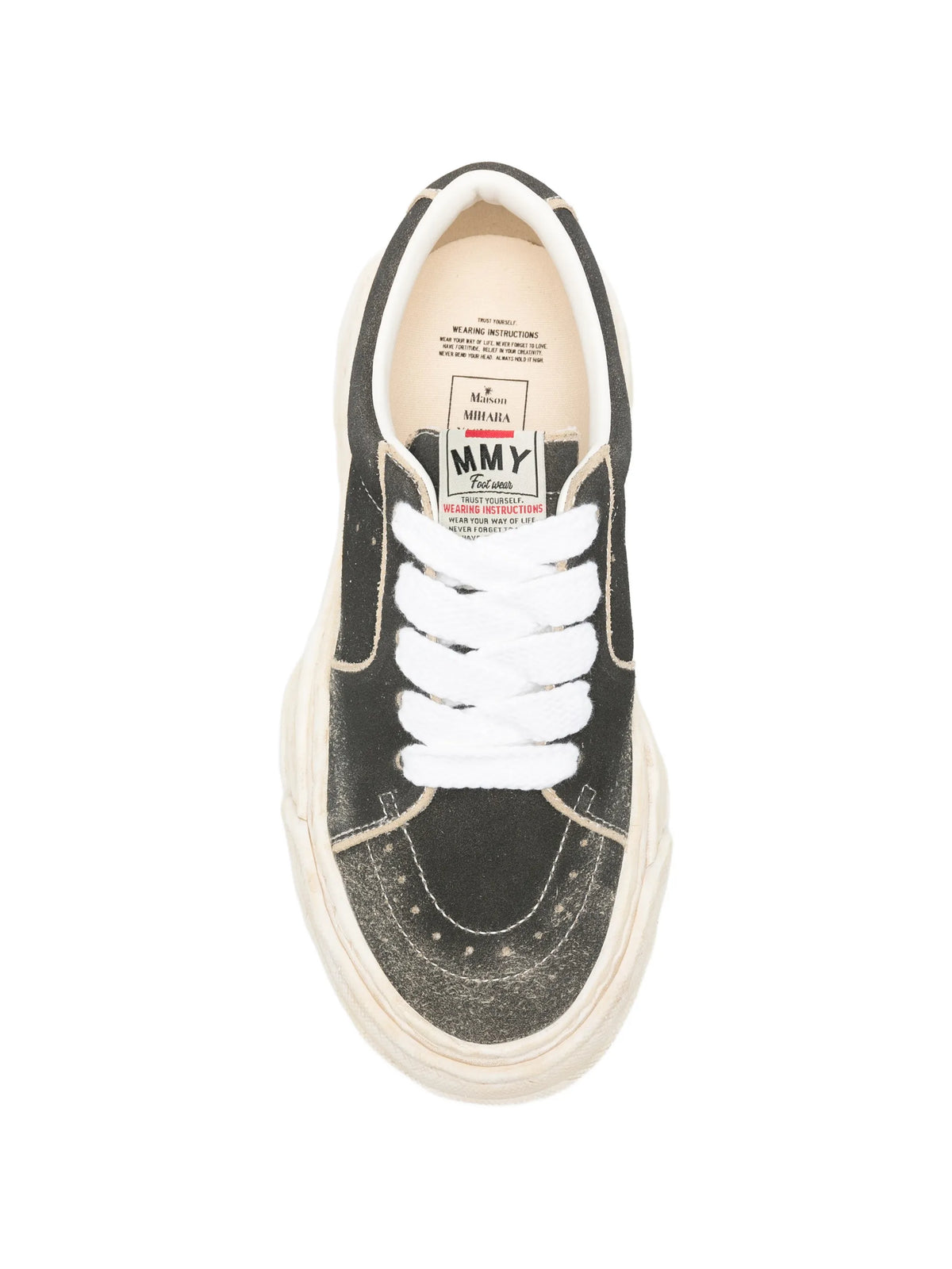 Eric overdyed suede sneakers