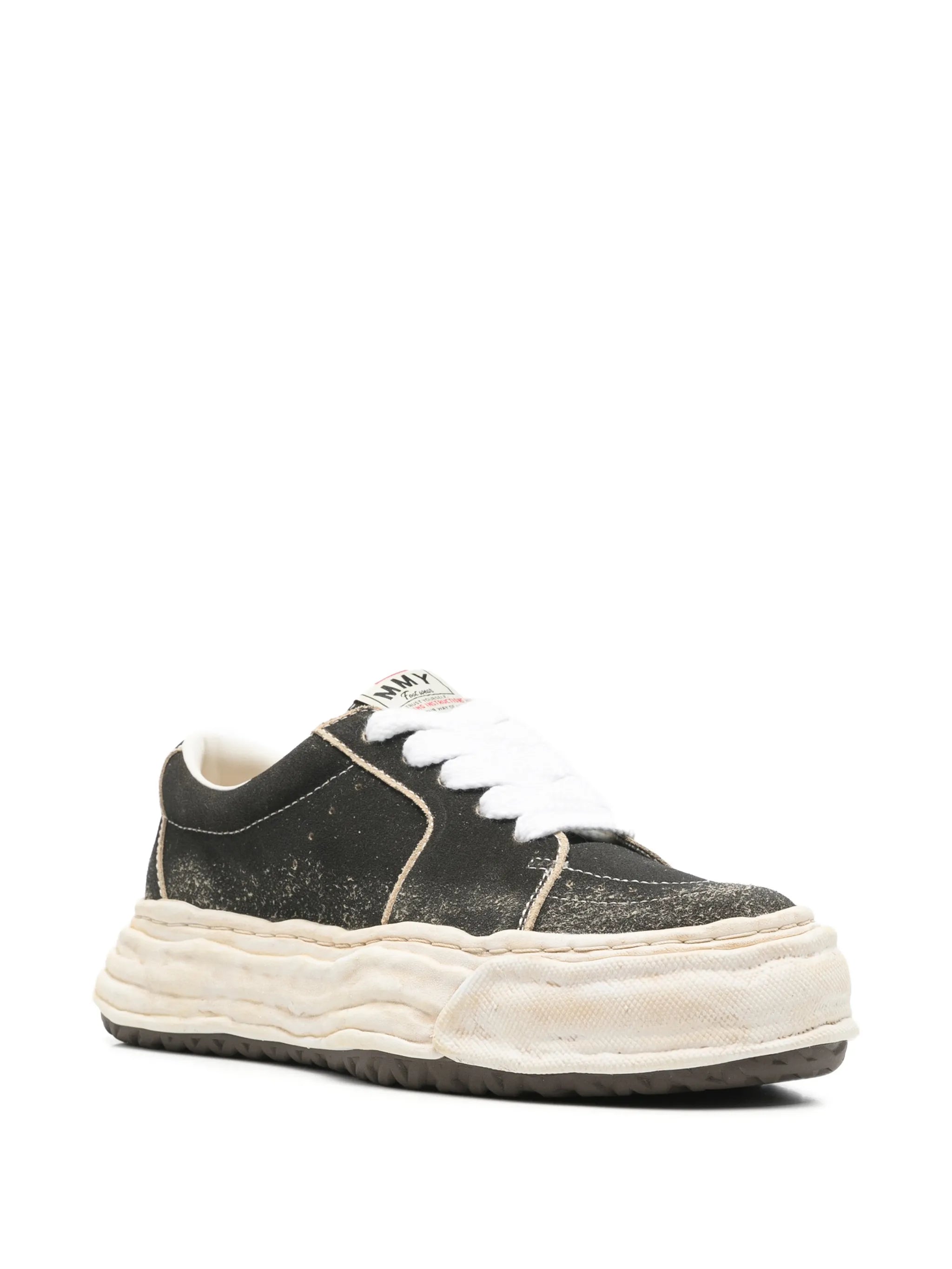 Eric overdyed suede sneakers