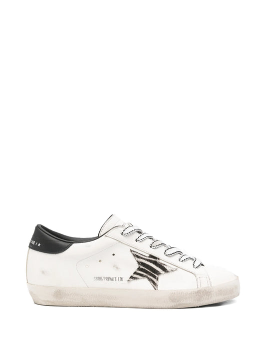 Superstar zebra-print sneakers