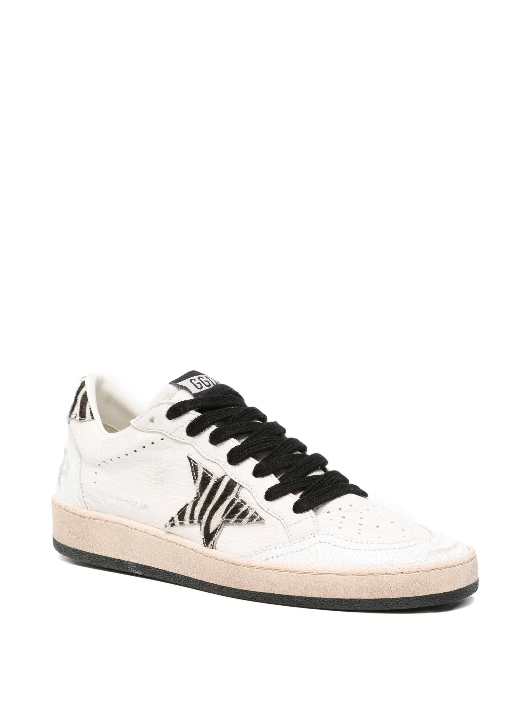 Ballstar zebra-print sneakers