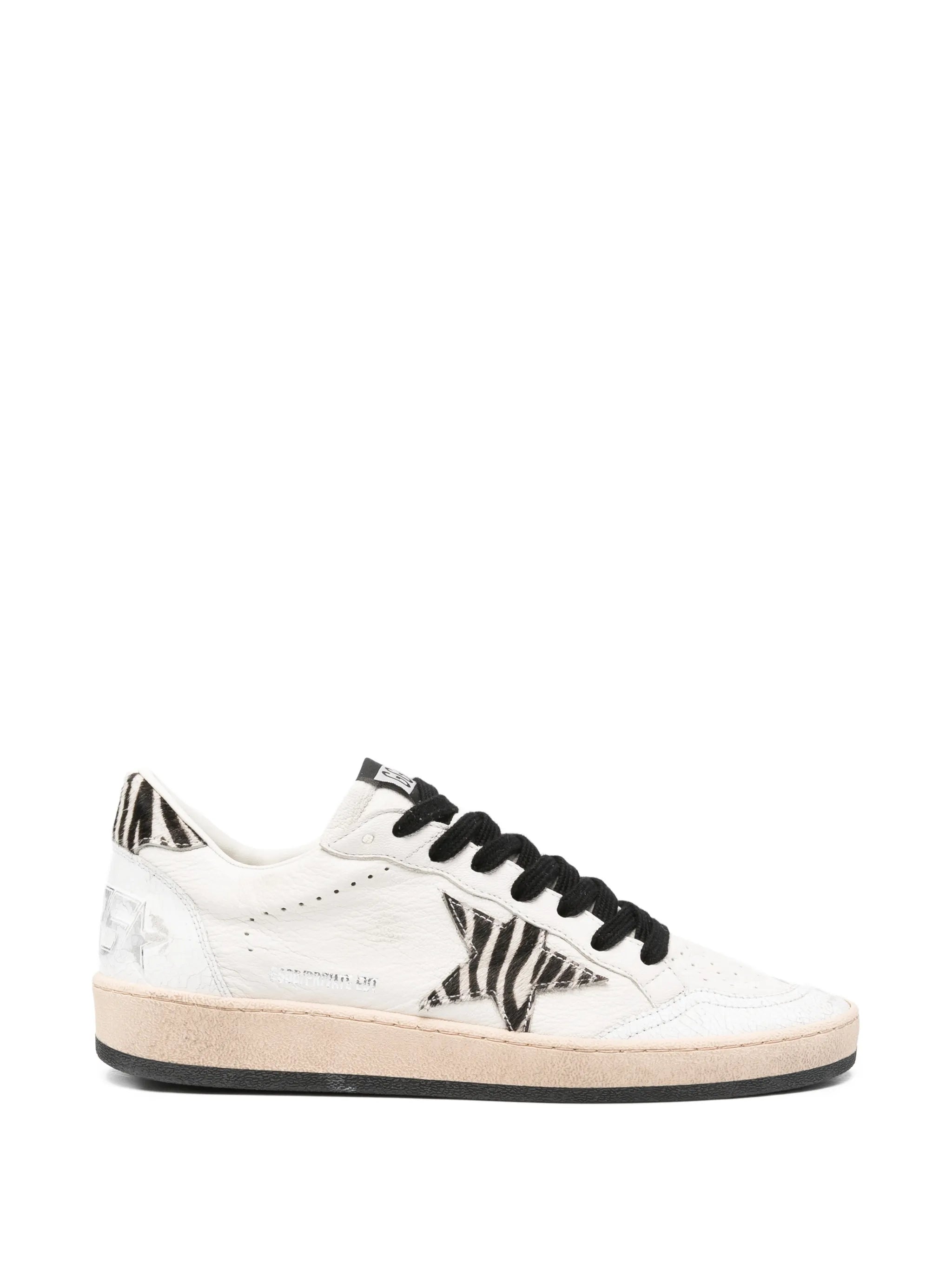 Ballstar zebra-print sneakers
