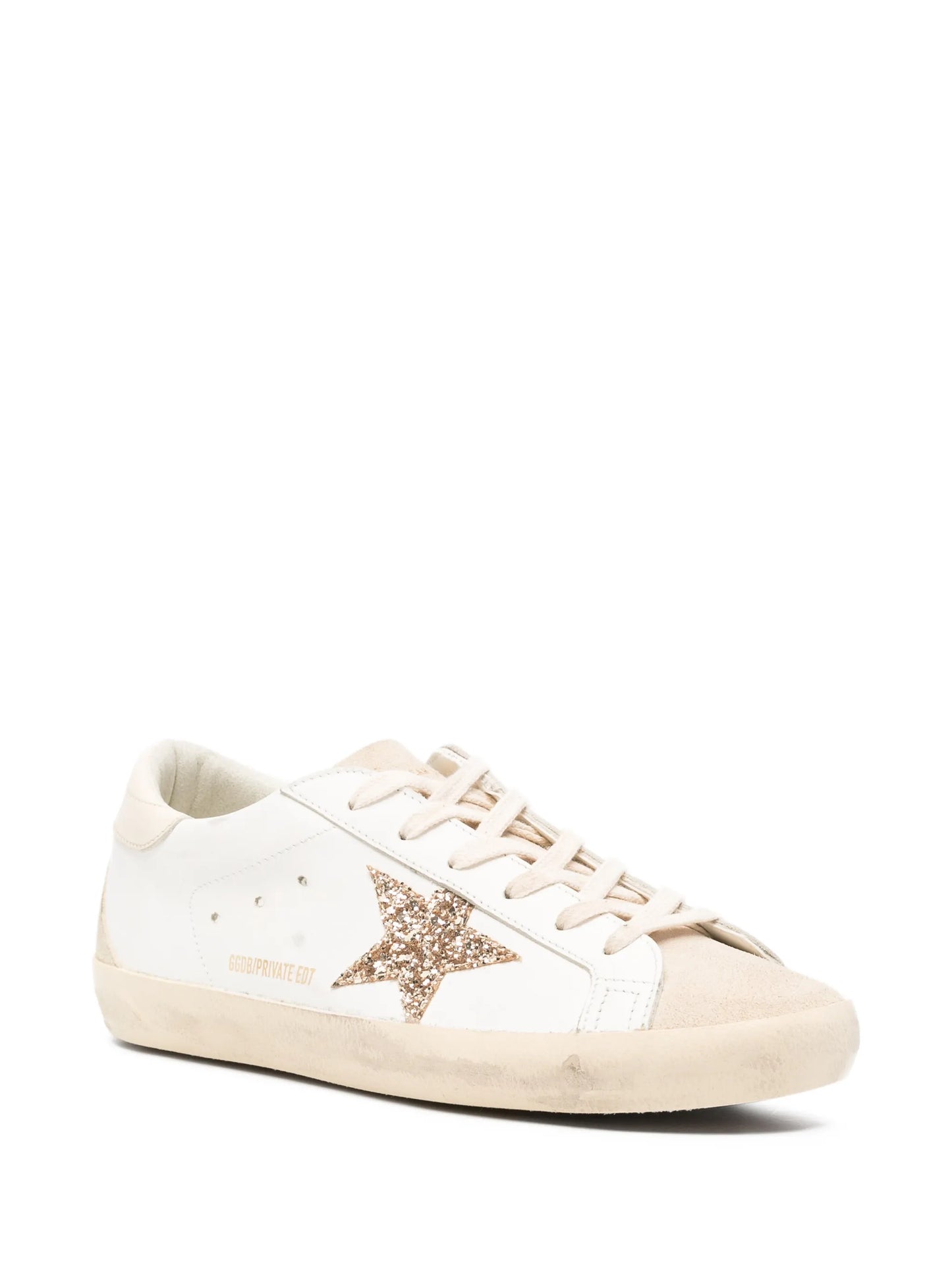 Superstar glitter-patch sneakers